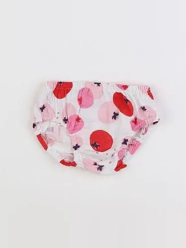 Catimini - bloomer blanc, rose - 6 mois