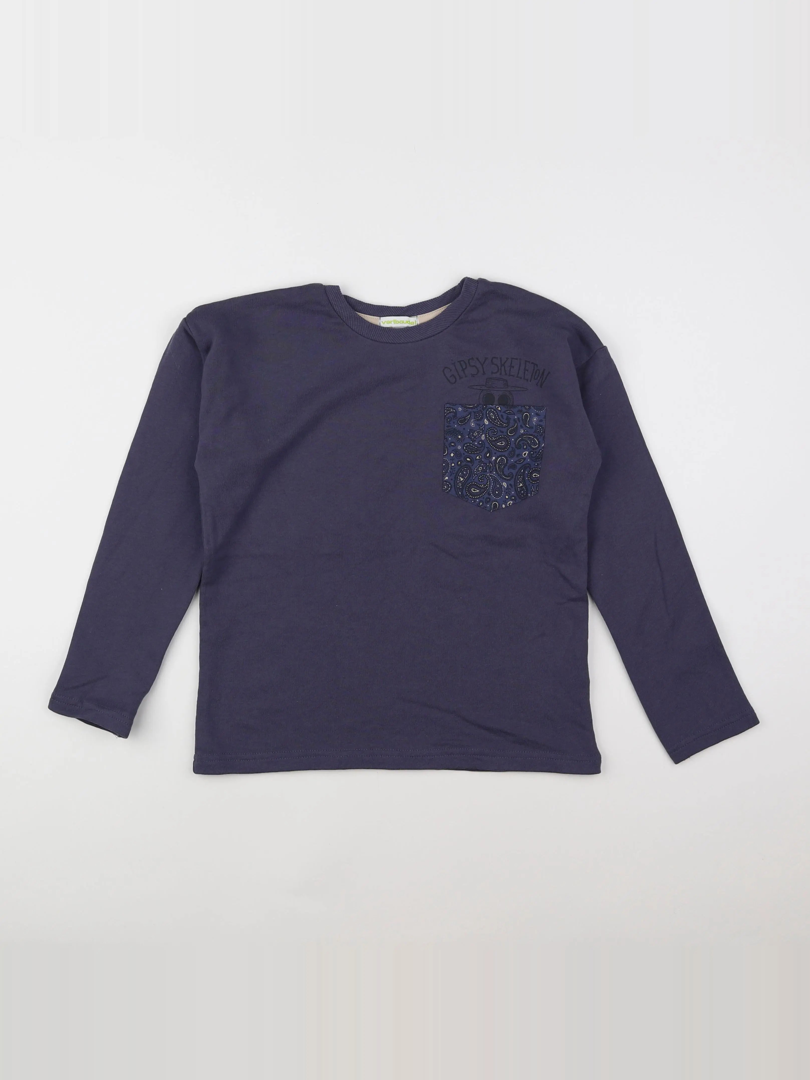 Vertbaudet - sweat violet - 10 ans