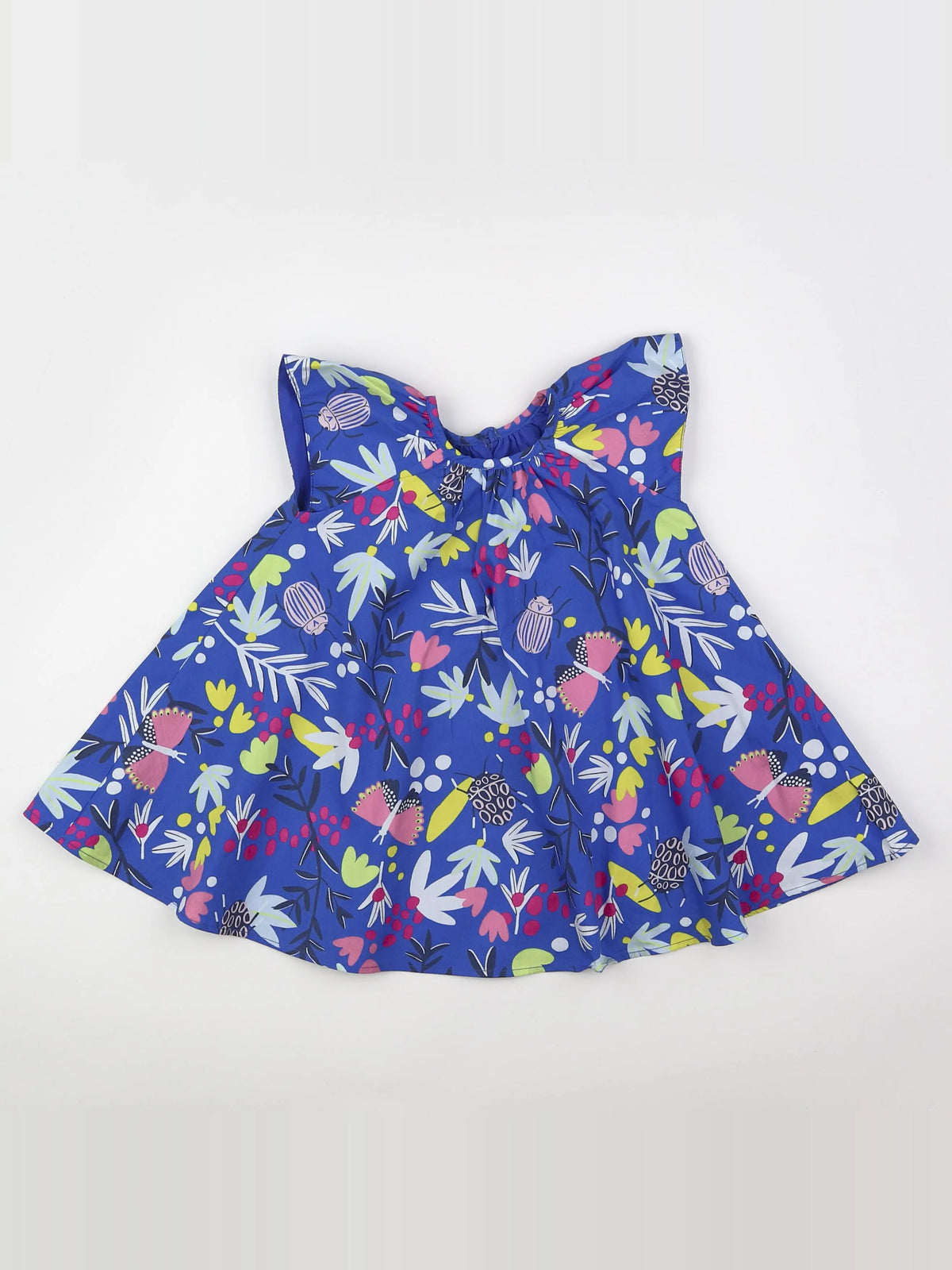 Catimini - robe bleu - 9 mois
