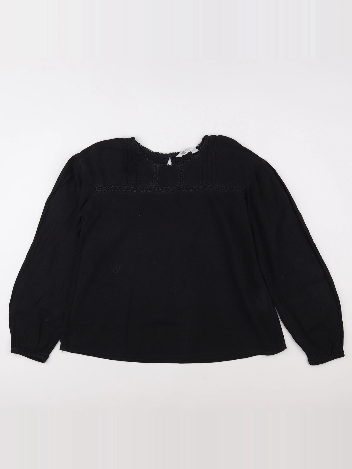 H&M - blouse noir - 12/13 ans