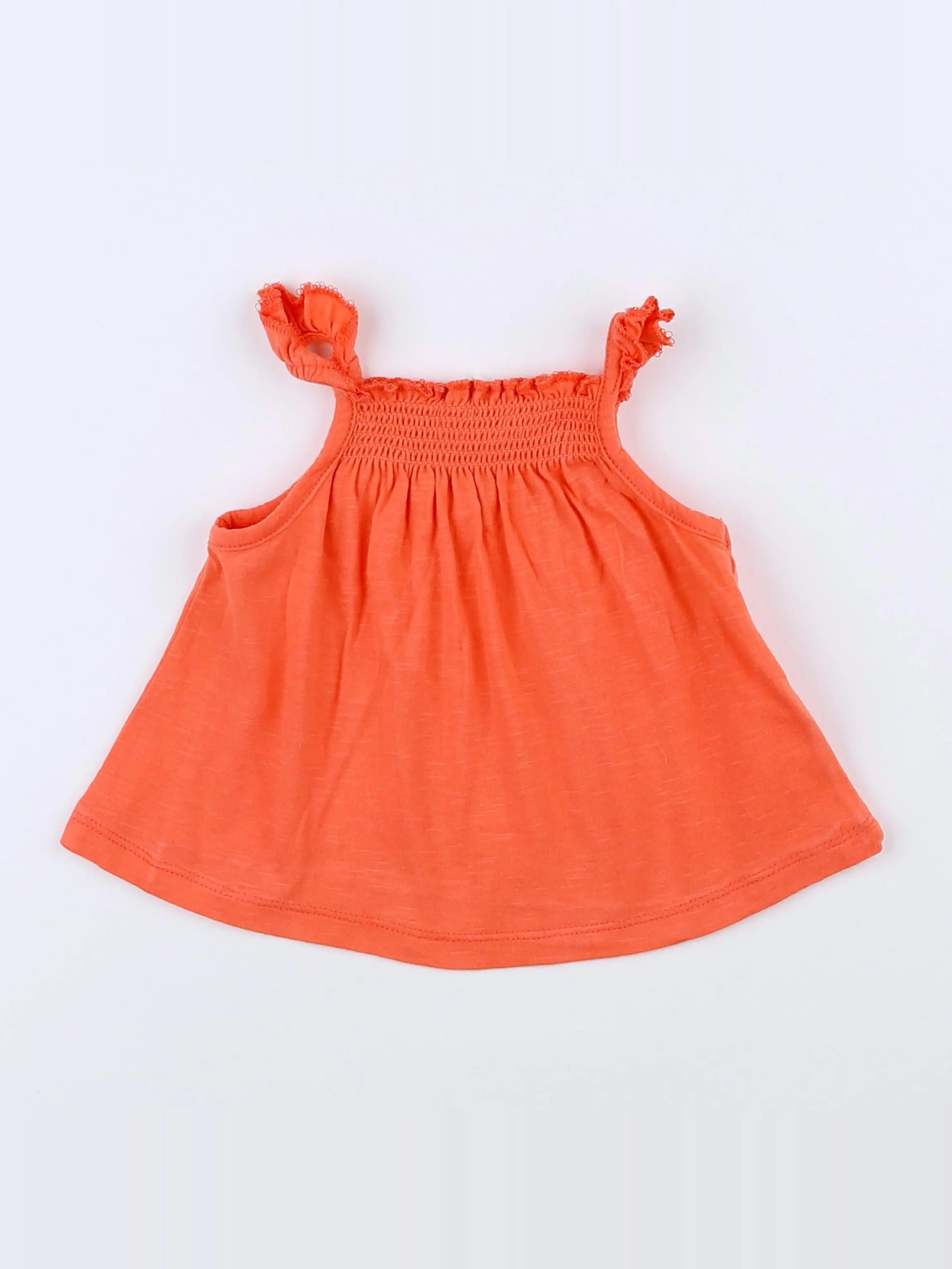 Tape à l'oeil - débardeur orange - 6 mois