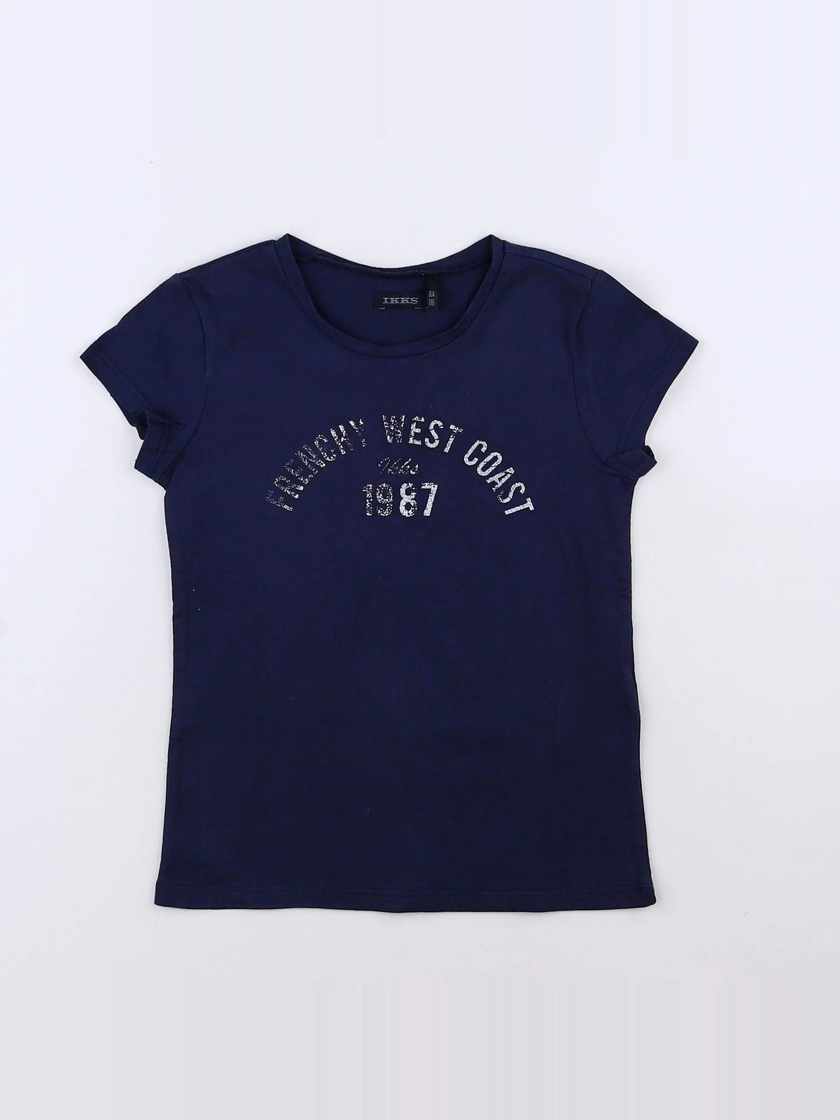 IKKS - tee-shirt bleu - 6 ans