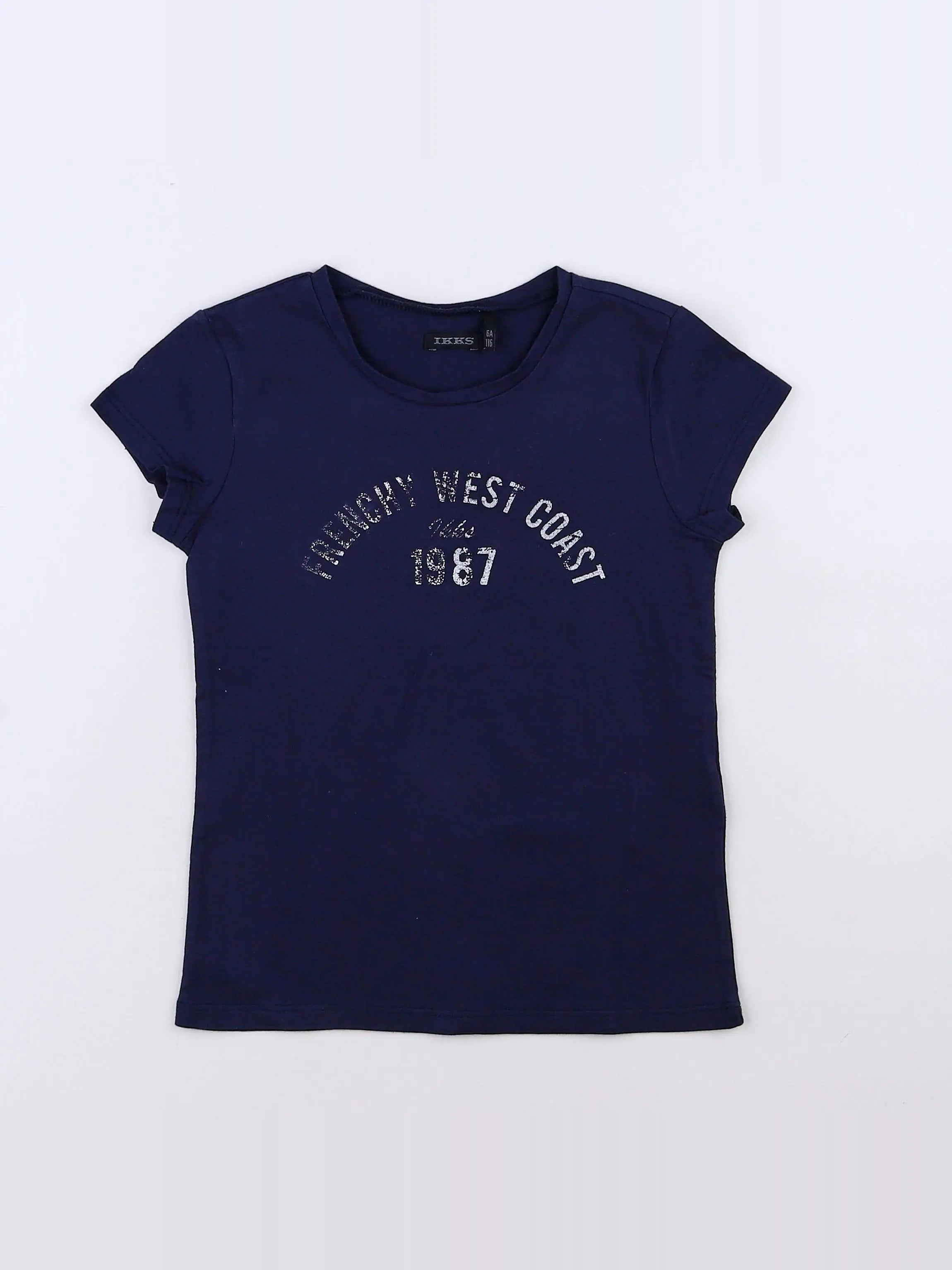 IKKS - tee-shirt bleu - 6 ans