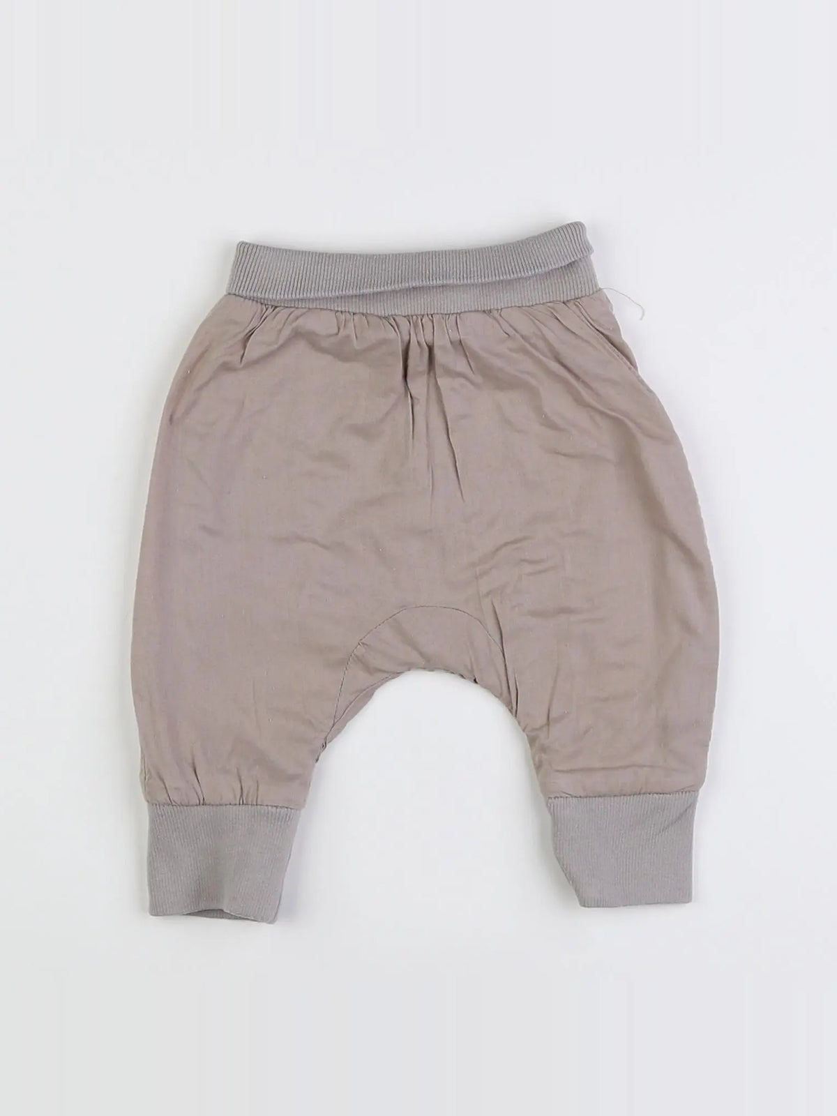 Vertbaudet - sarouel gris - 1 mois