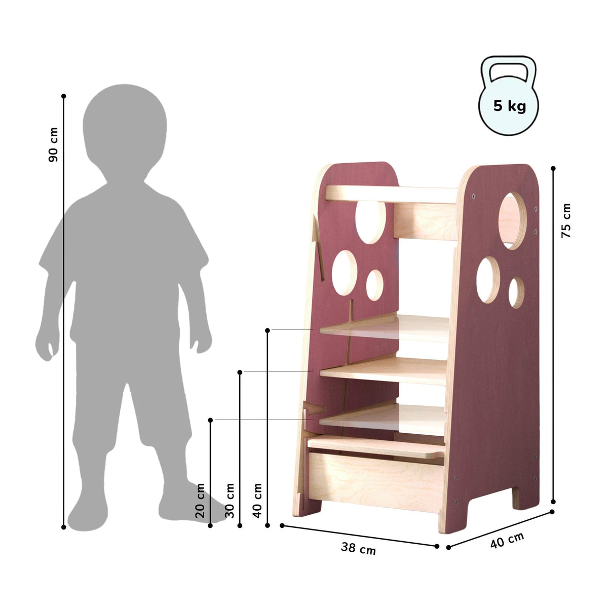 Tour d'observation Montessori 3-en-1