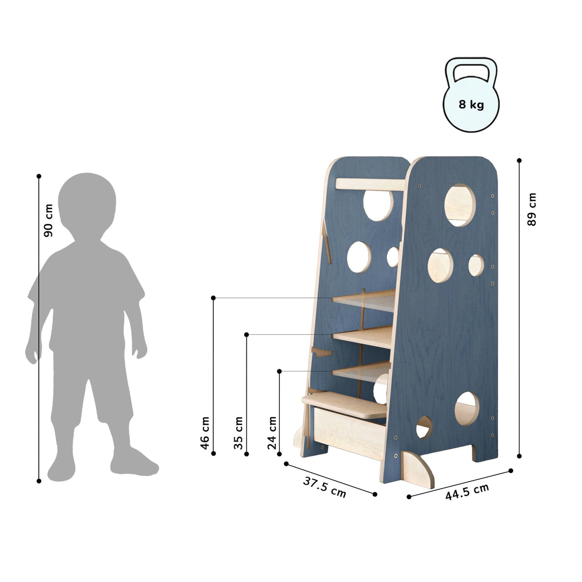 Tour d'observation Montessori 3-en-1 - XL