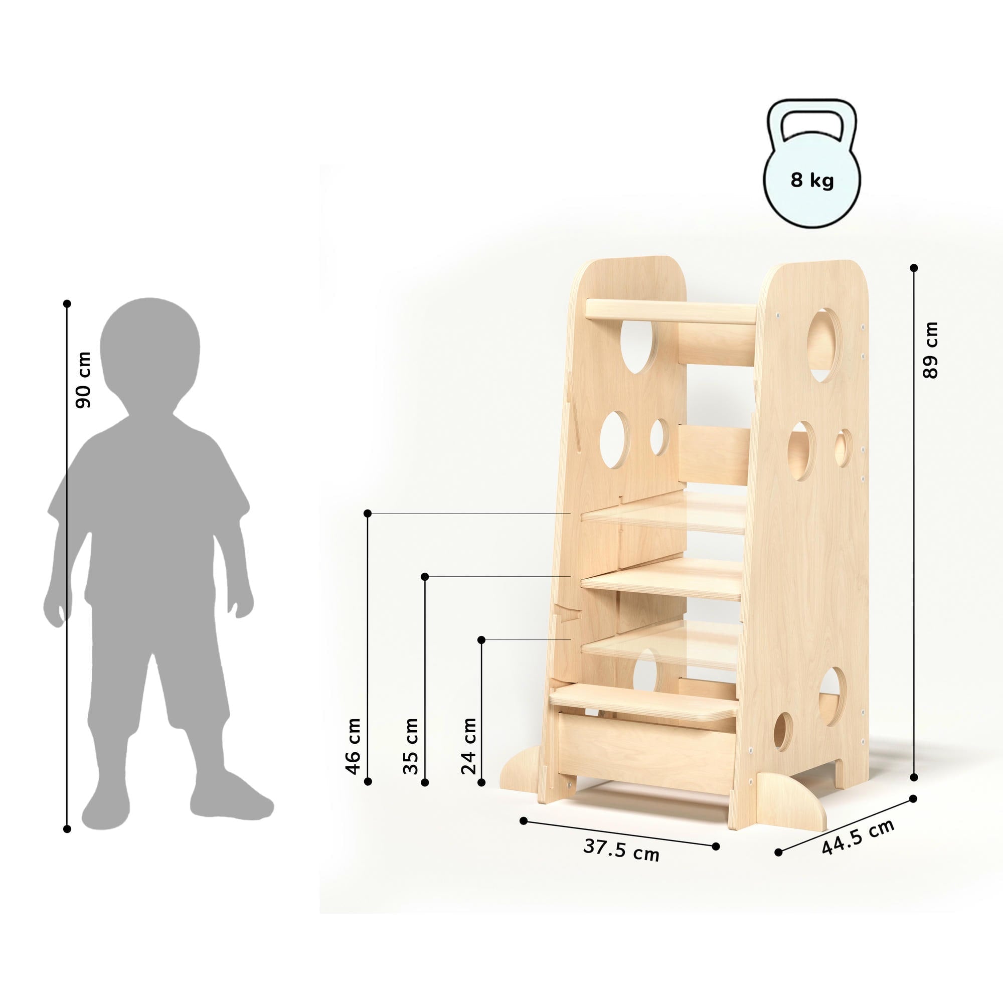 Tour d'observation Montessori 3-en-1 - XL