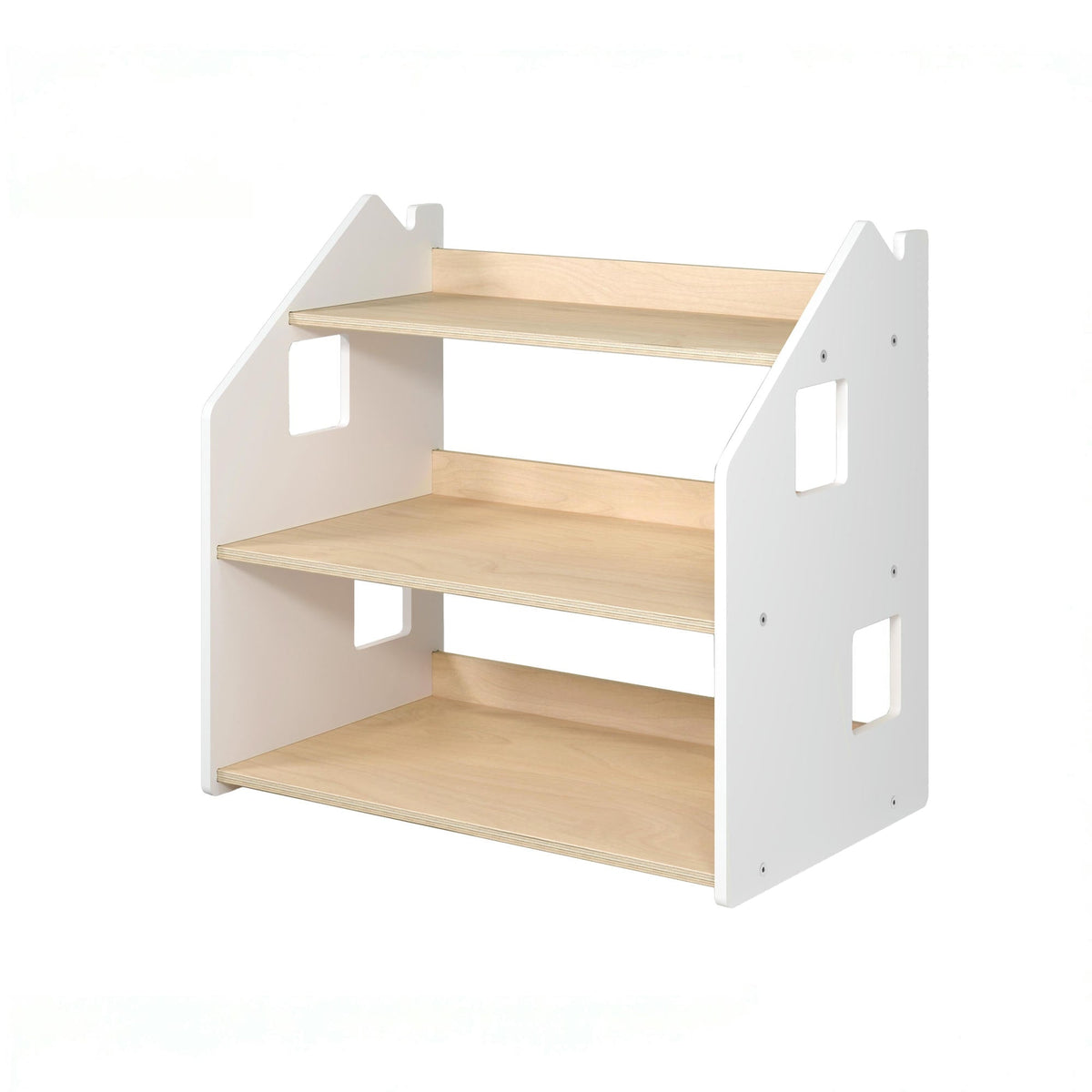 Étagère à jouets - Blanc et Gris