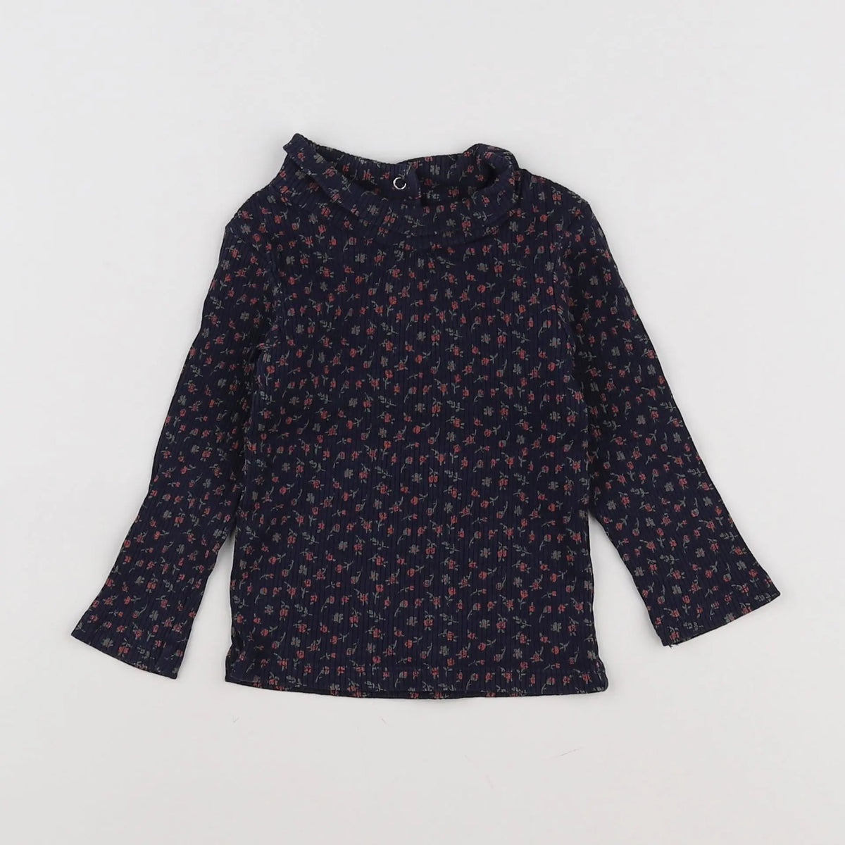 Vertbaudet - tee-shirt bleu - 12 mois