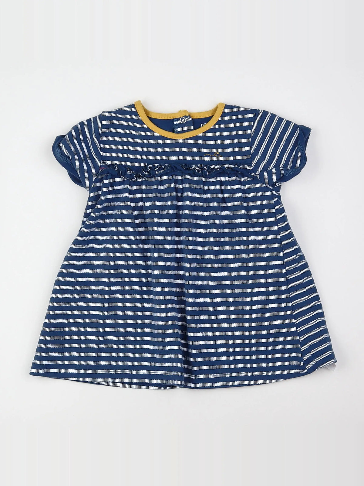 Noukie's - robe bleu, blanc, jaune - 9 mois