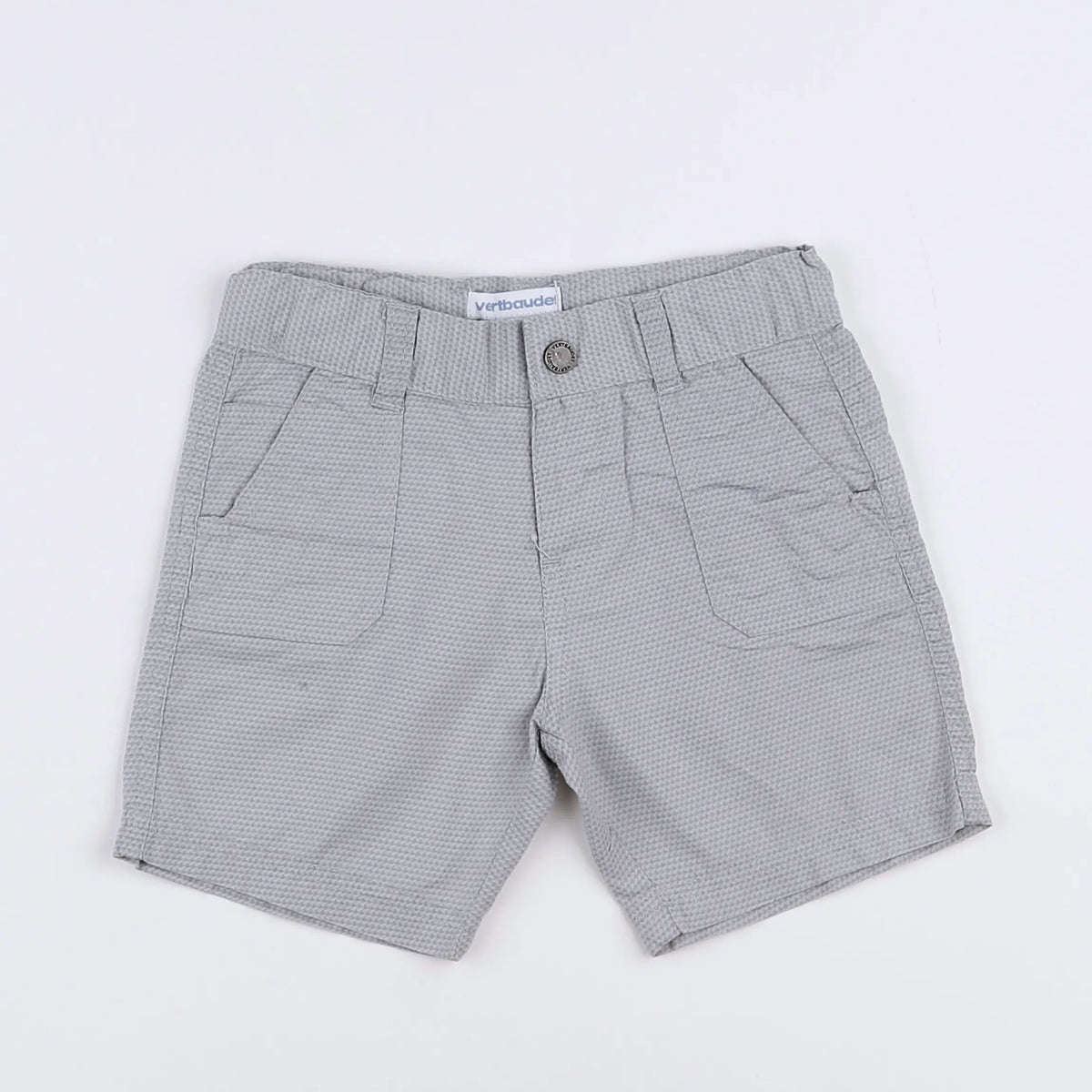 Vertbaudet - short gris - 9 mois