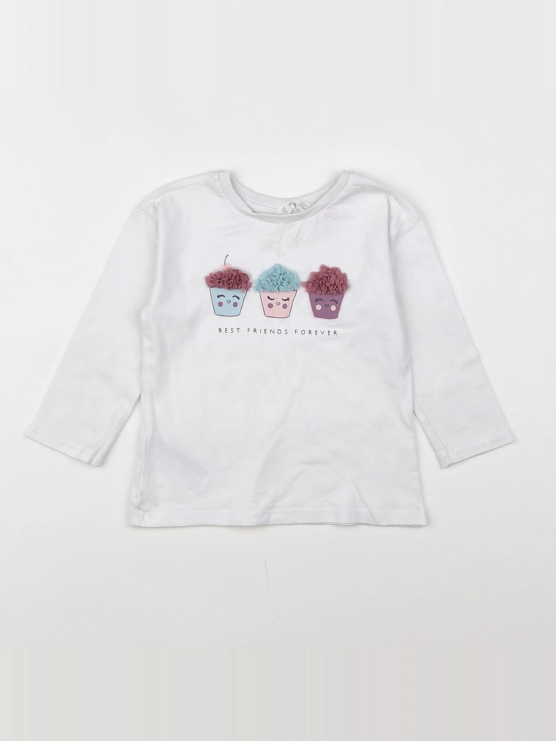 Mango - tee-shirt blanc - 12 mois