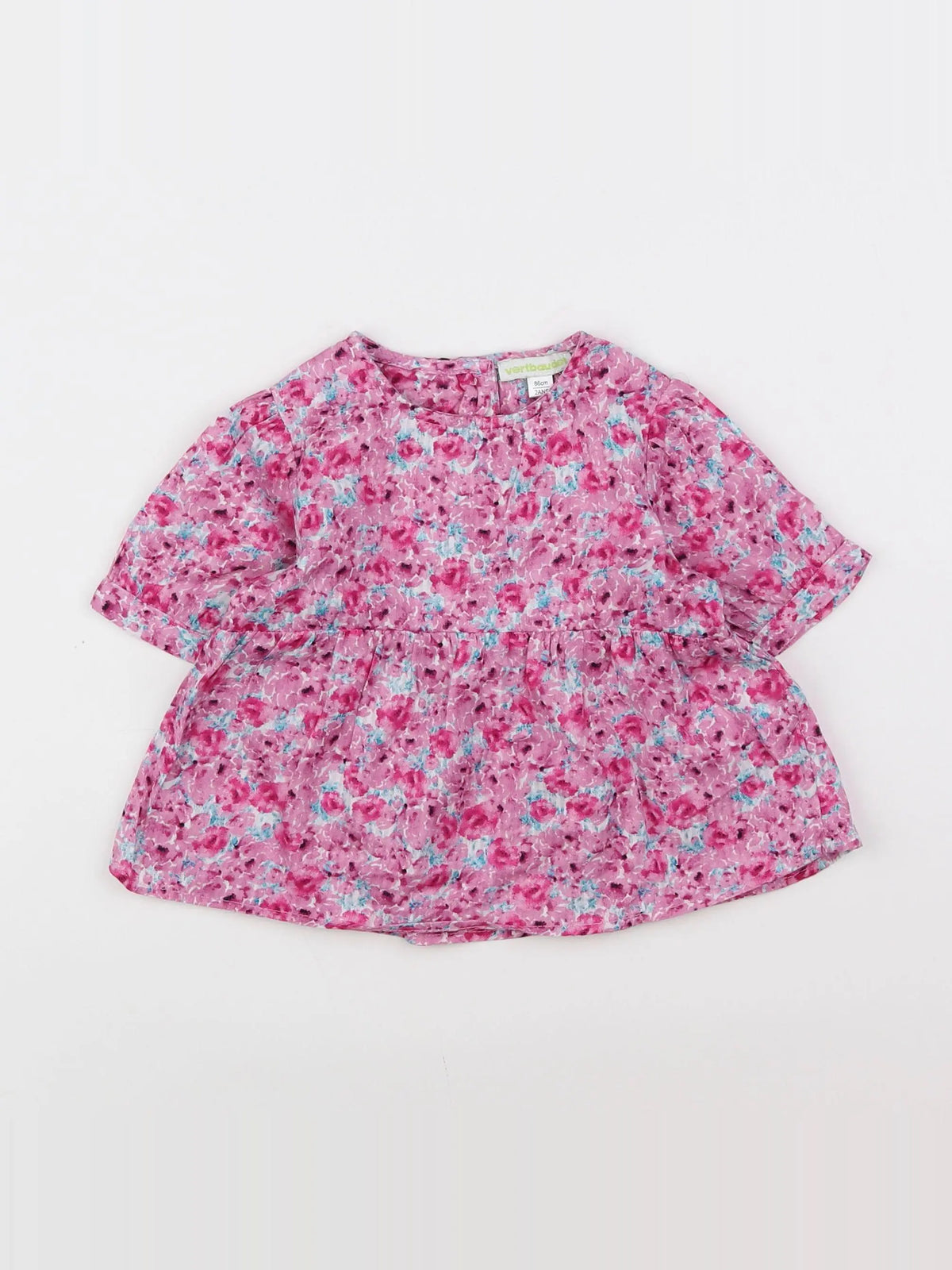 Vertbaudet - blouse rose - 2 ans