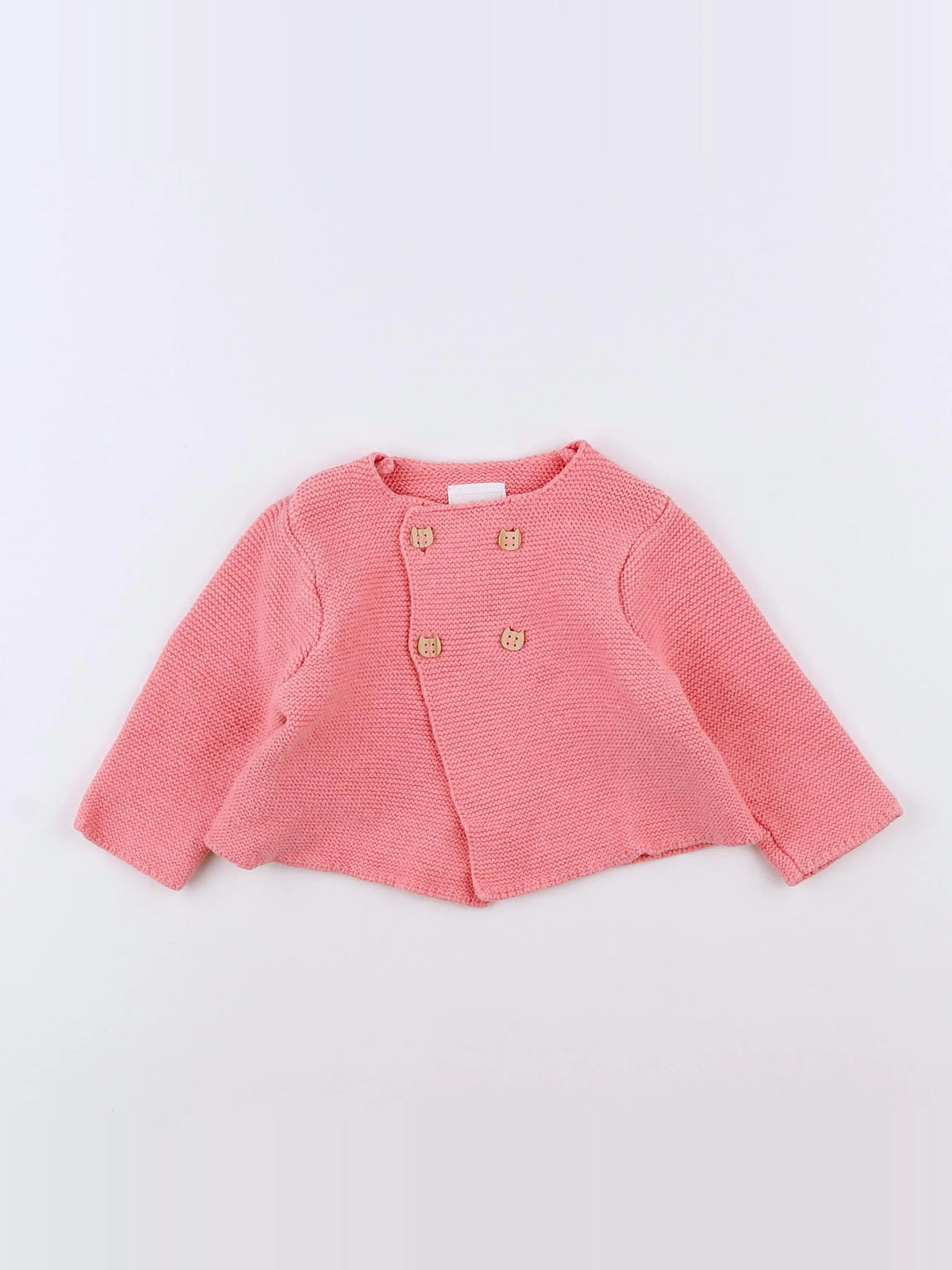 Tape à l'oeil - gilet rose - 3 mois