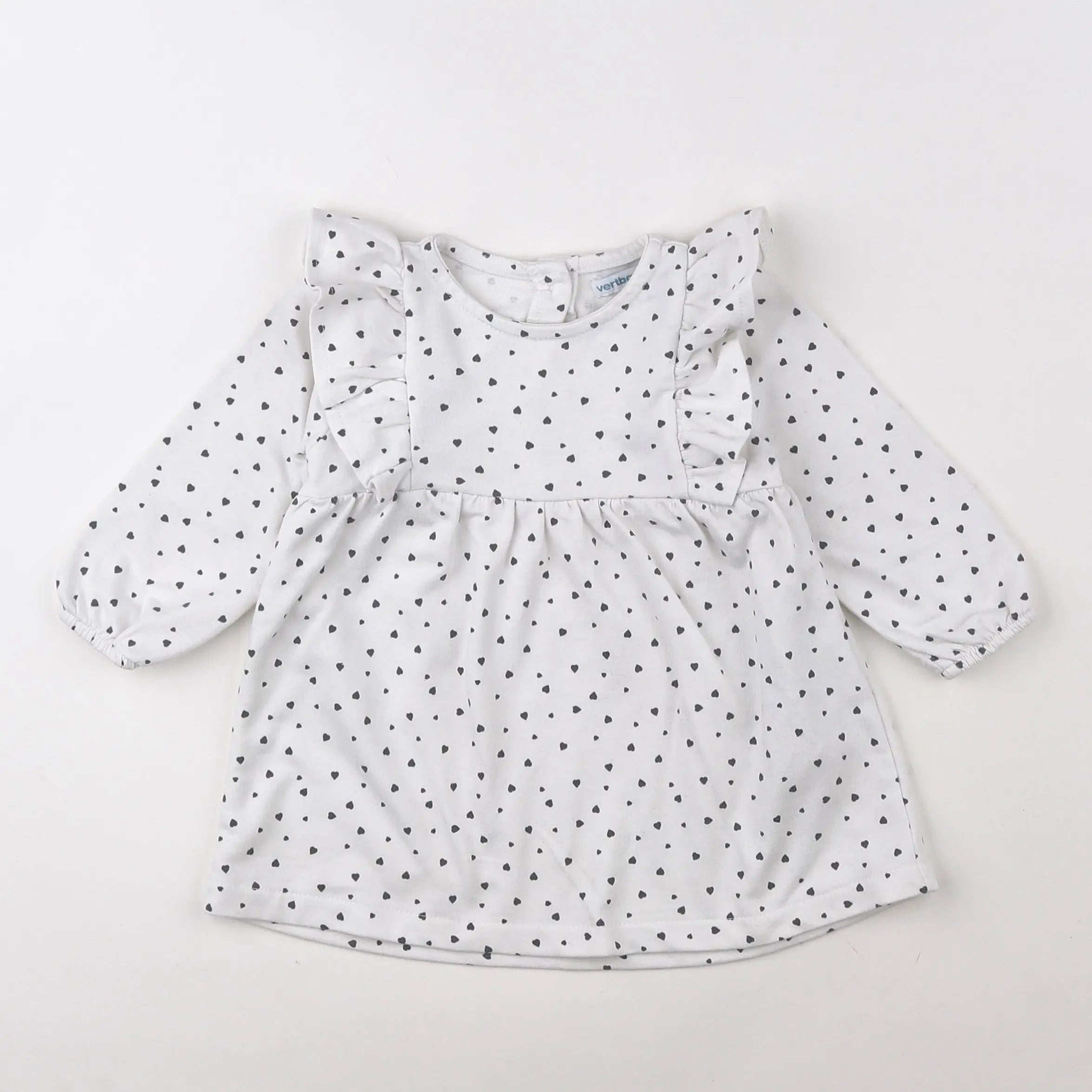 Vertbaudet - robe blanc - 12 mois