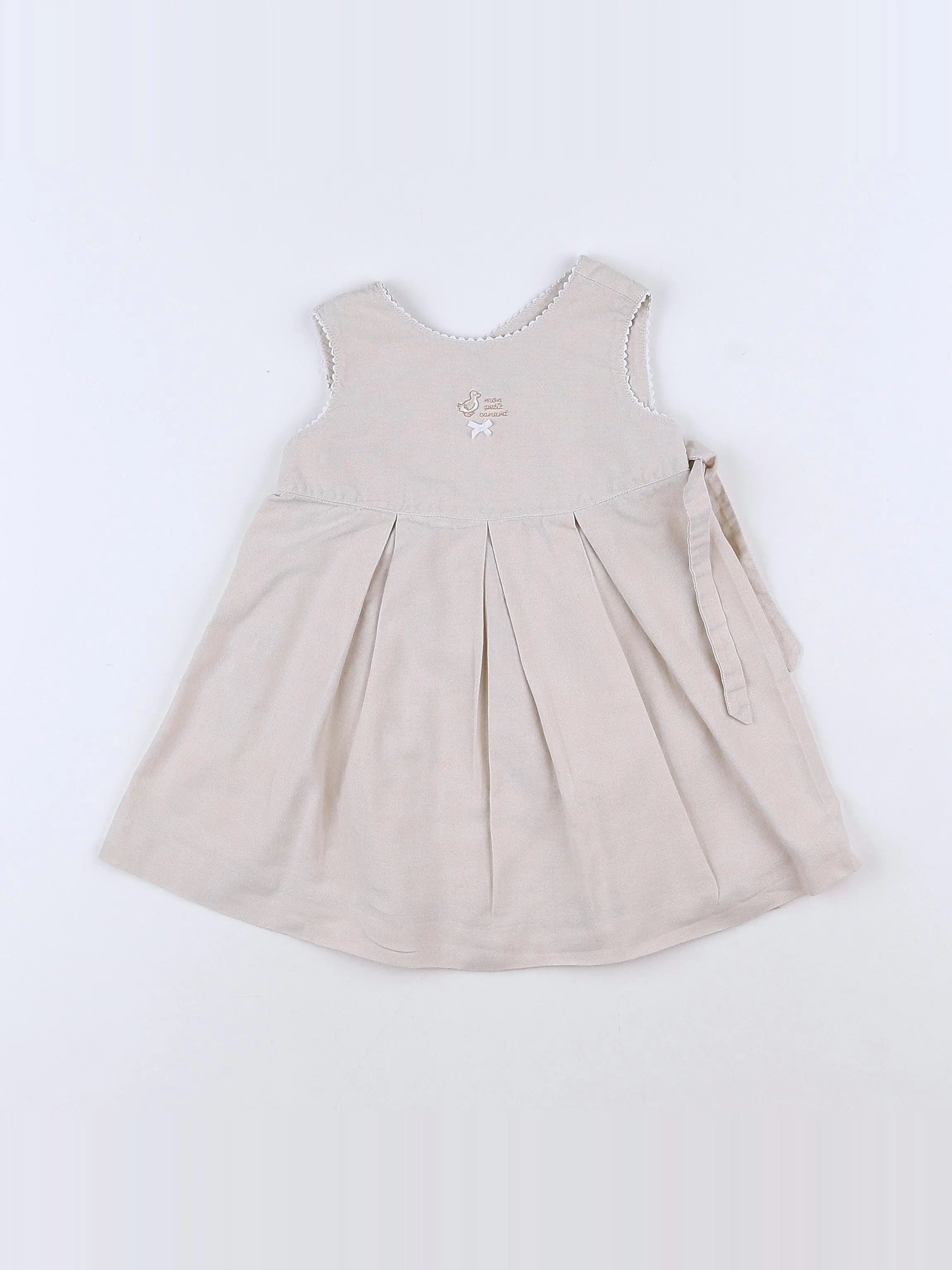 Jacadi - robe beige - 12 mois