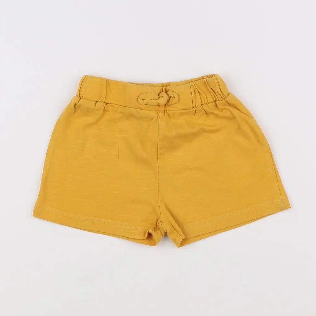 Vertbaudet - short jaune - 18 mois