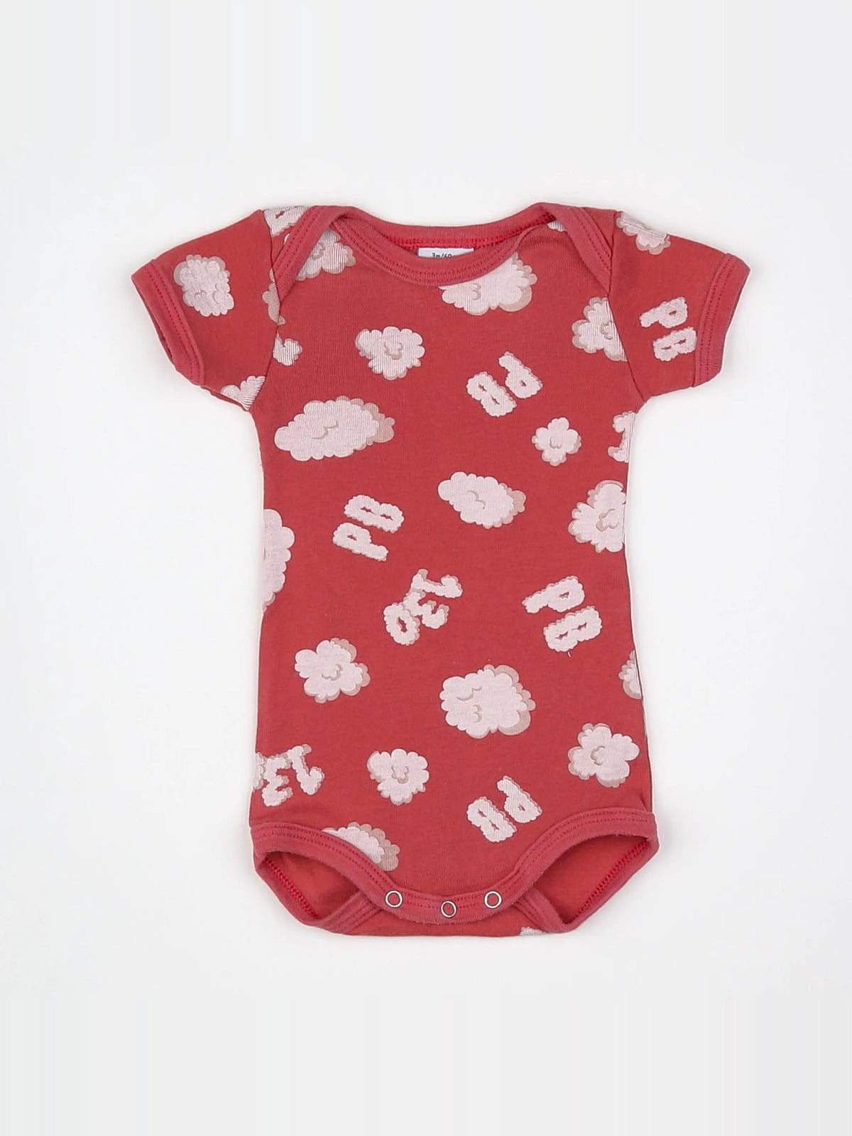 Petit Bateau - body rose - 3 mois