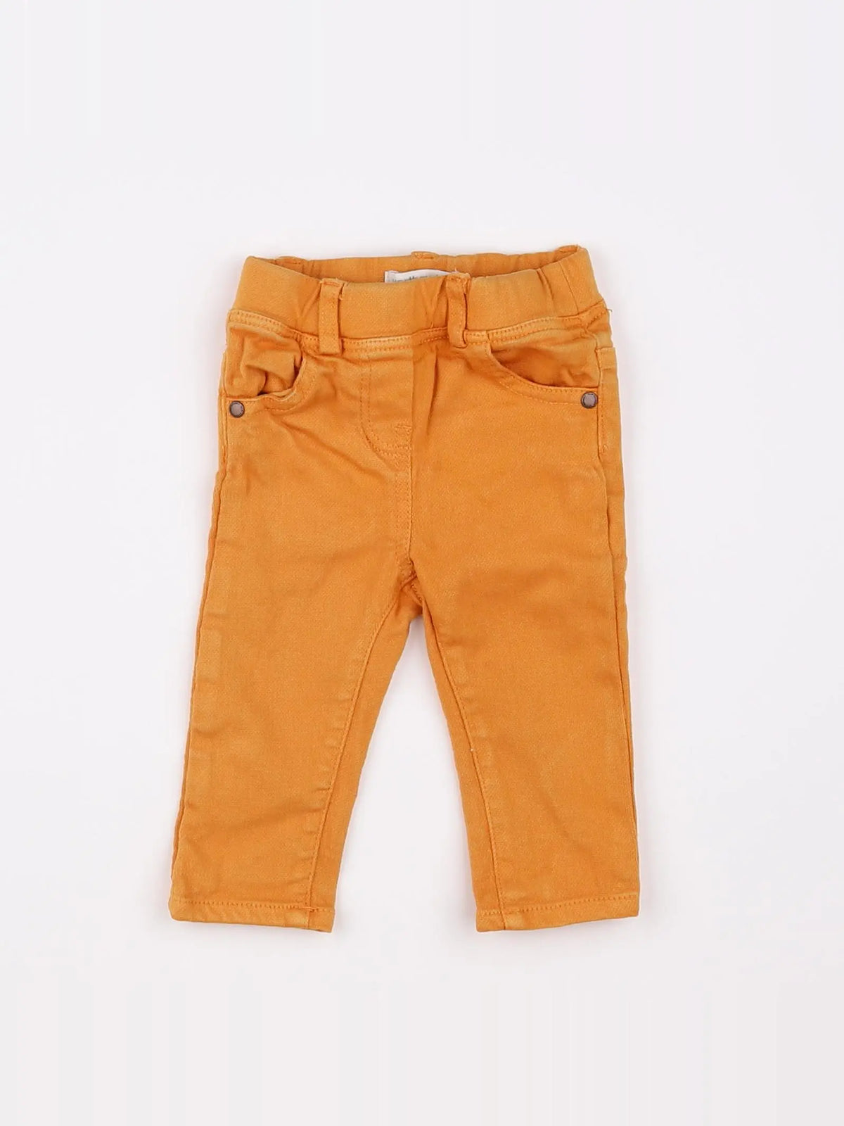 Vertbaudet - jegging orange - 3 mois
