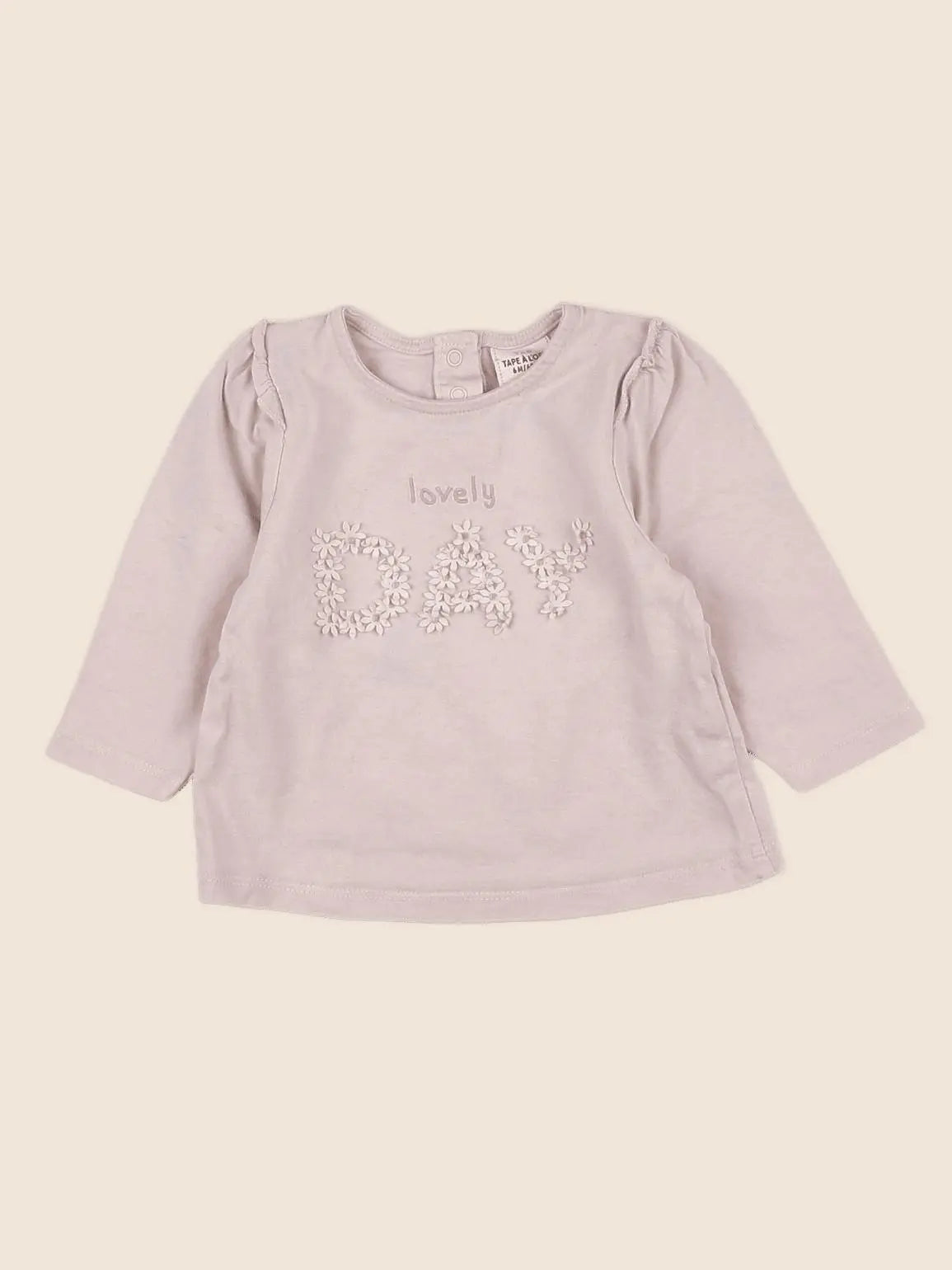Tape à l'oeil - tee-shirt rose - 6 mois