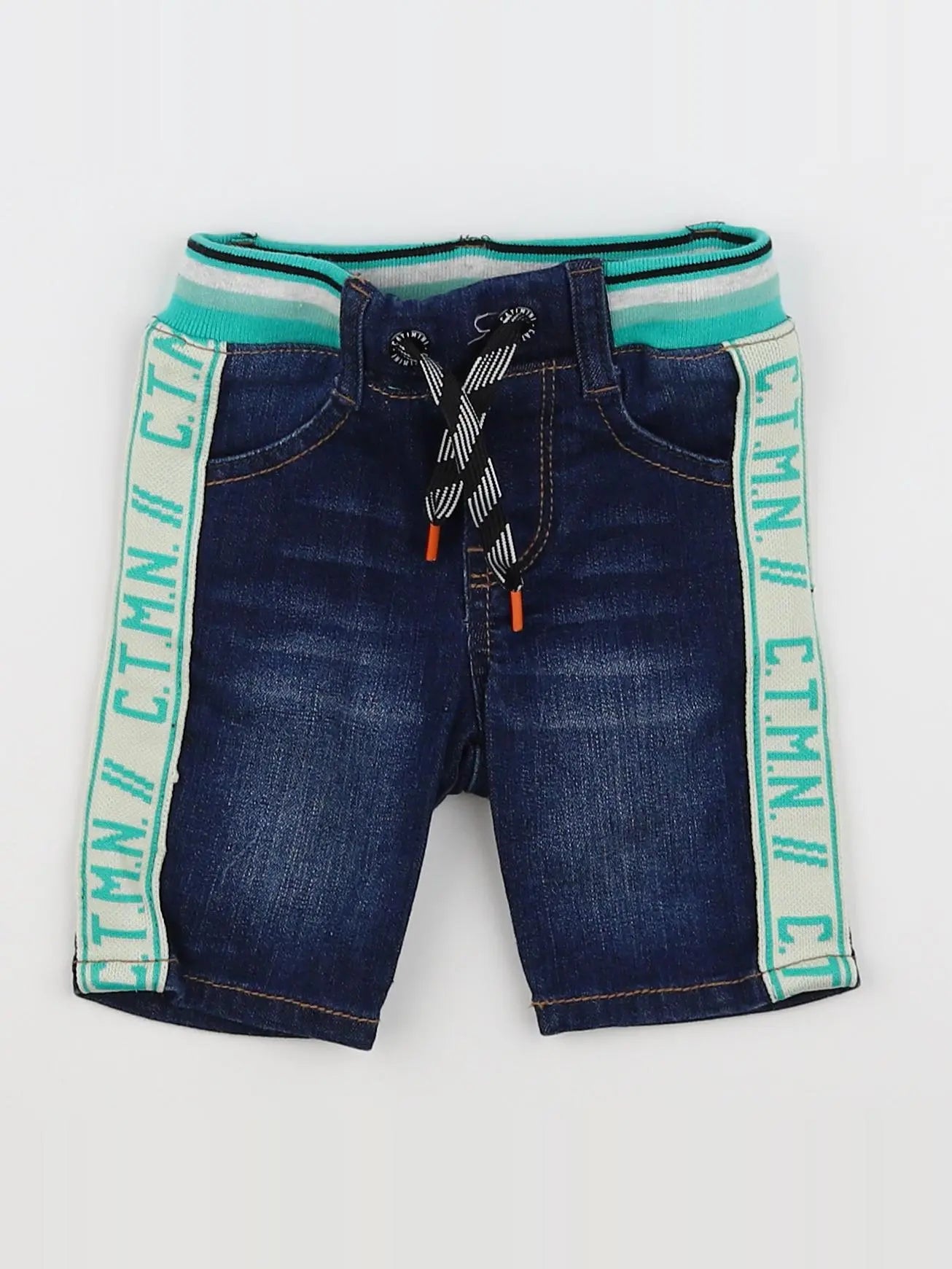 Catimini - short bleu - 6 mois