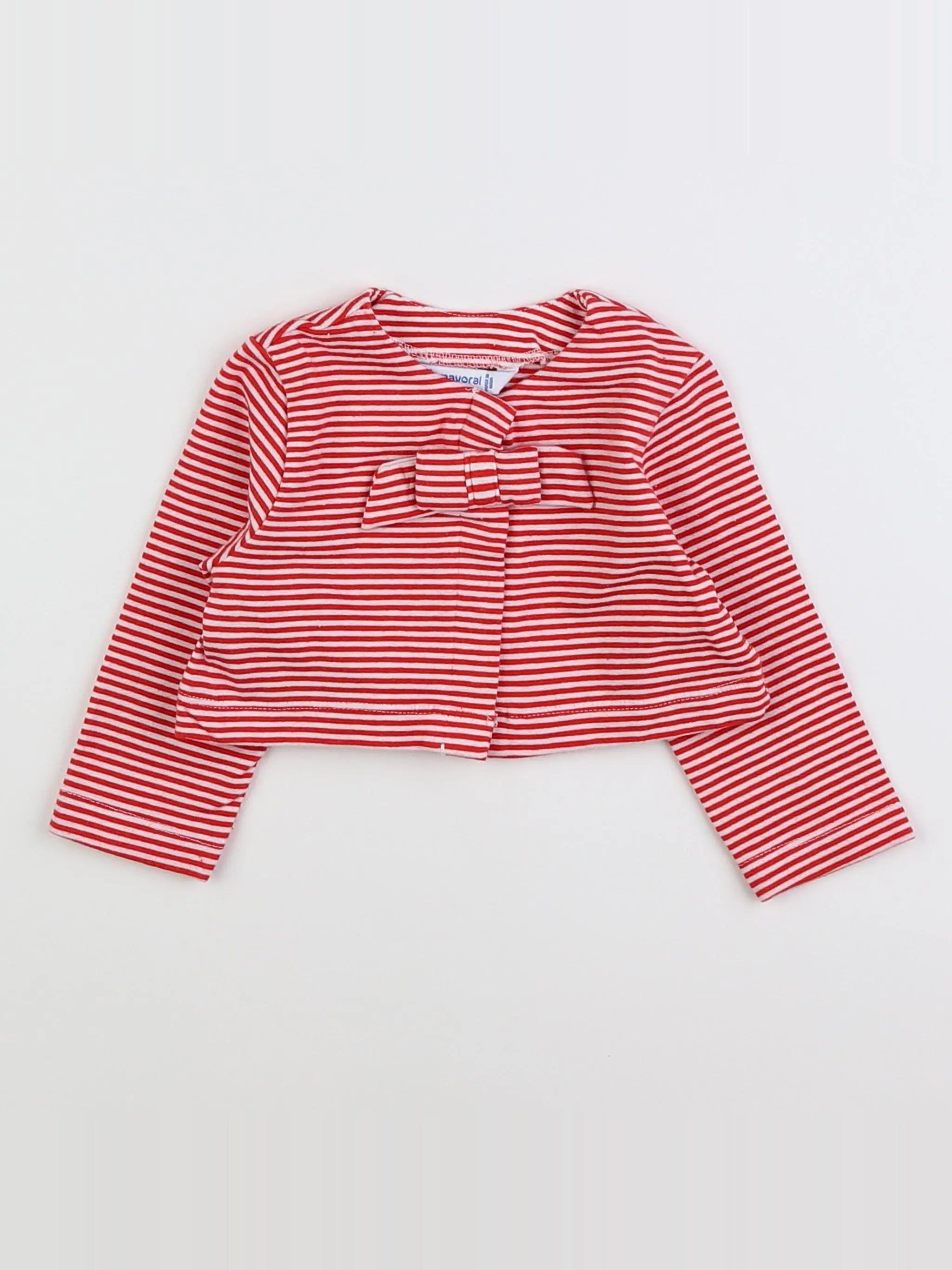 Mayoral - sweat rouge - 6 mois