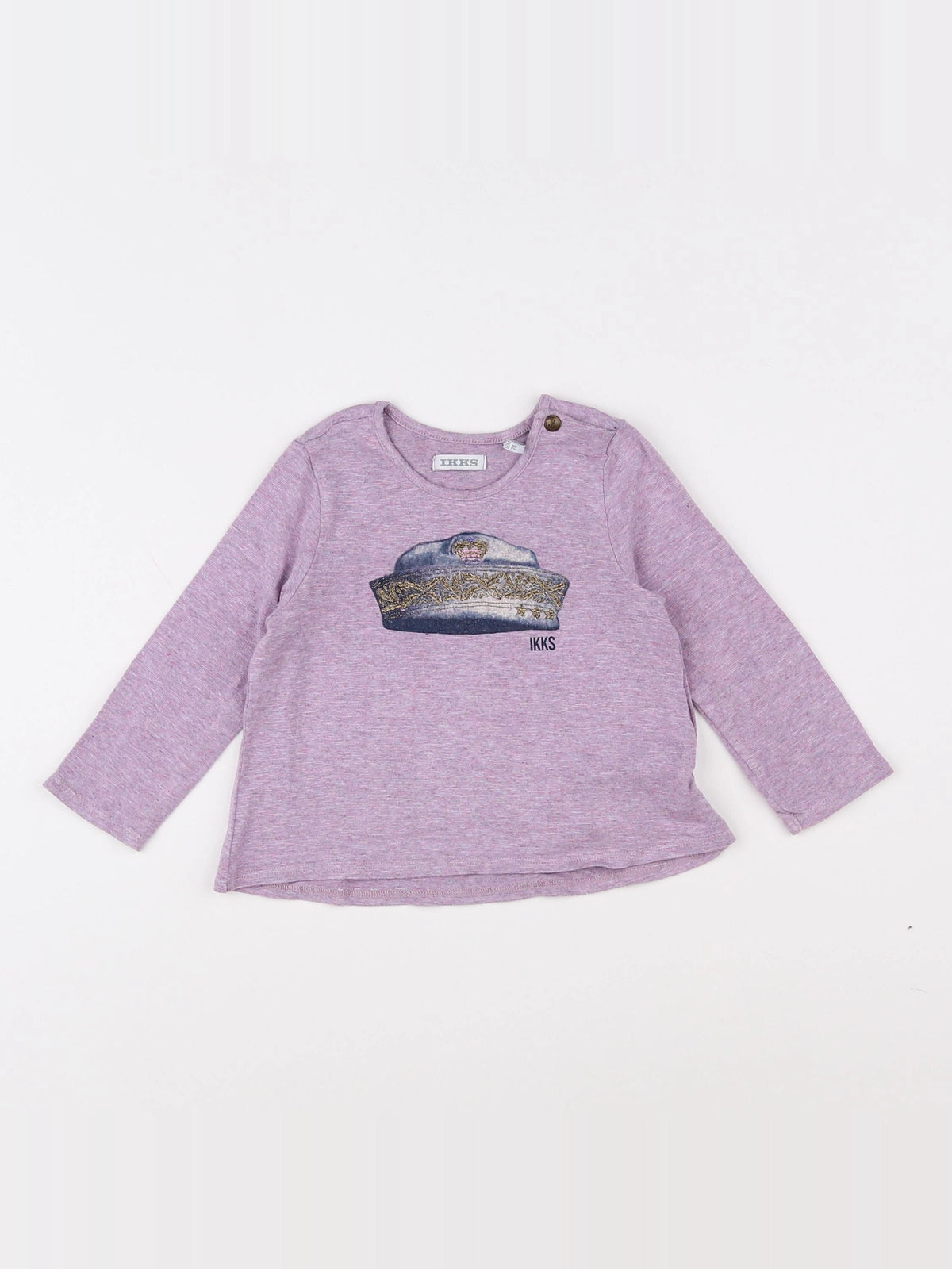 IKKS - tee-shirt violet - 12 mois