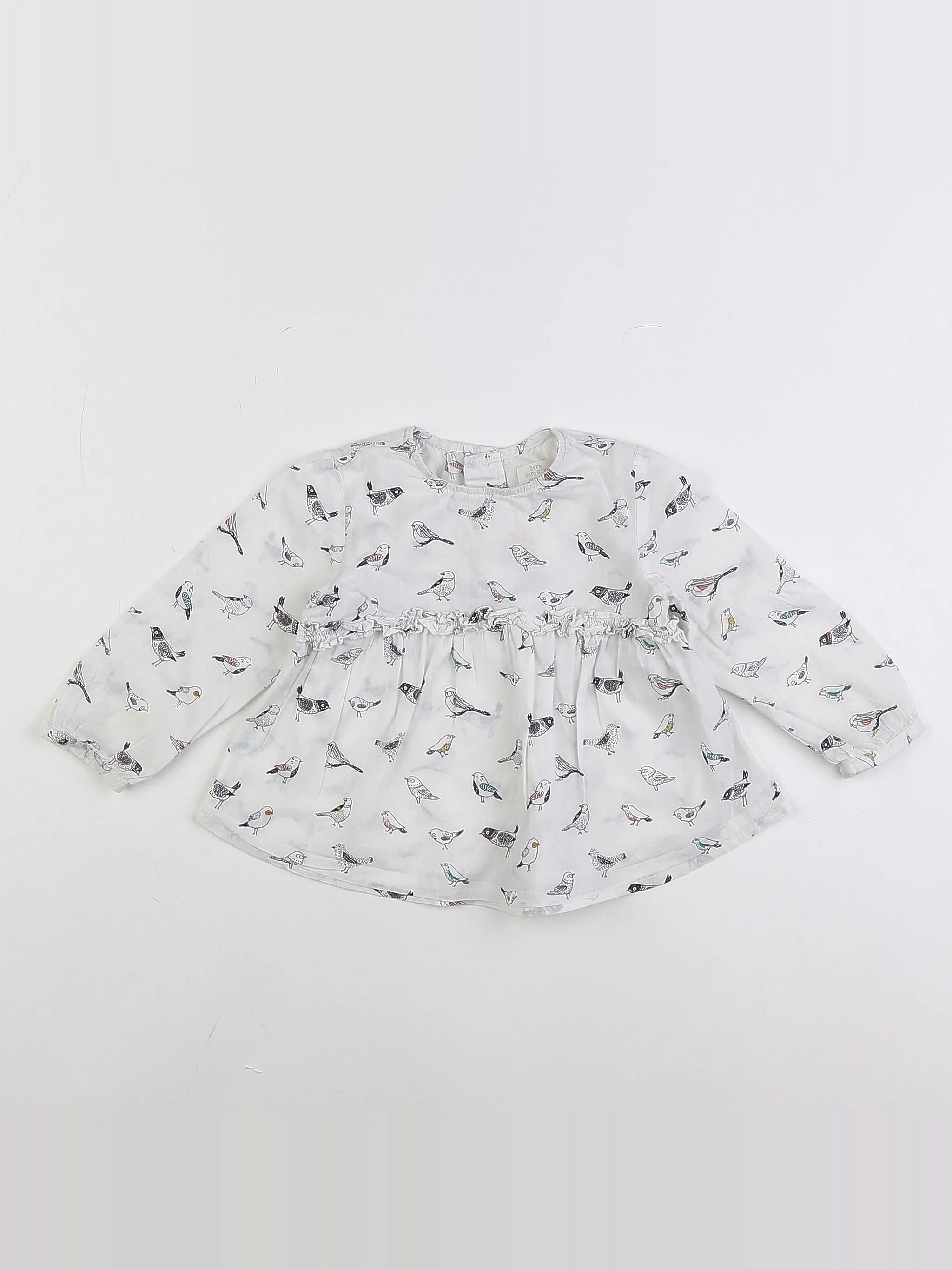 Zara - blouse blanc - 12/18 mois