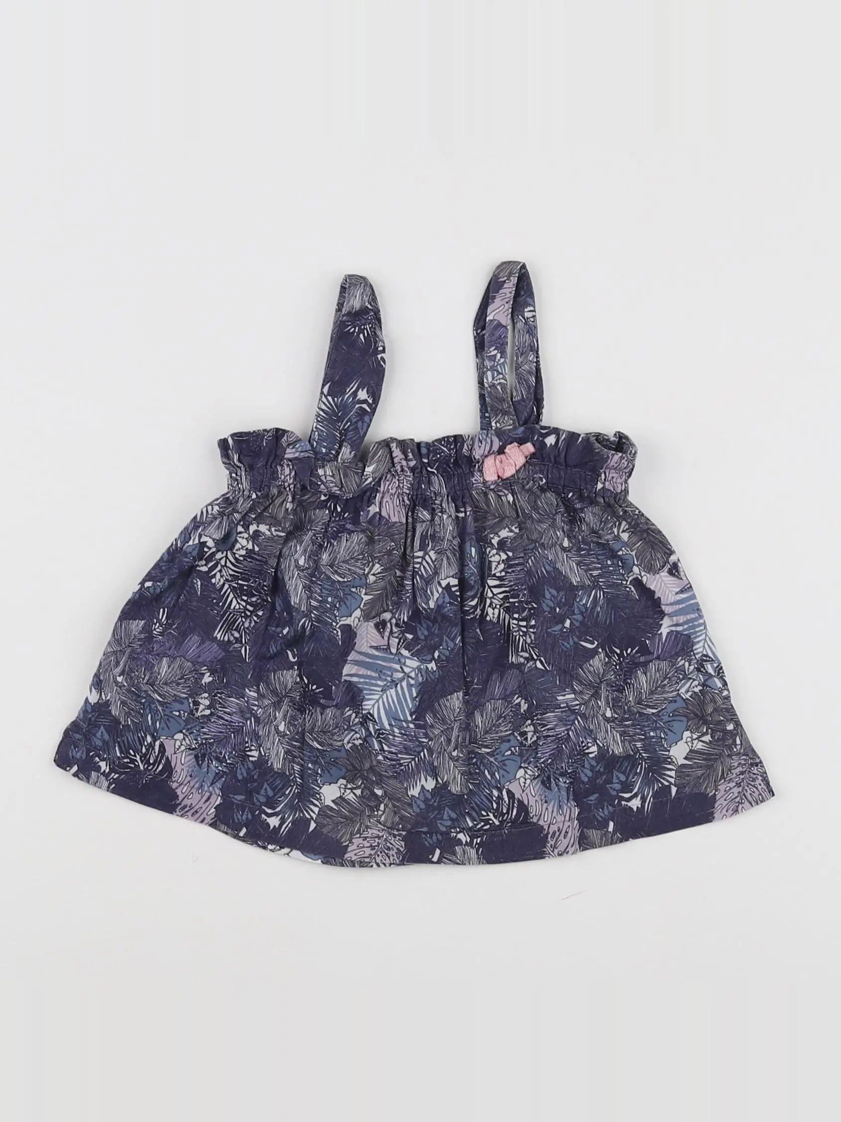 Boutchou - blouse bleu - 9 mois