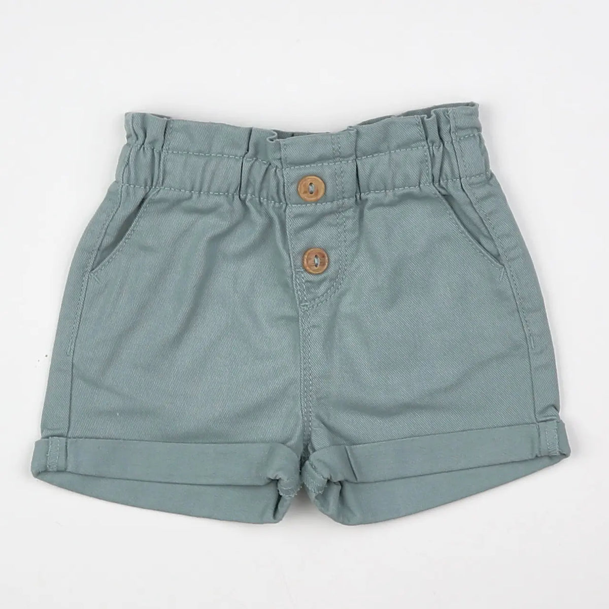 Vertbaudet - short vert - 6 mois