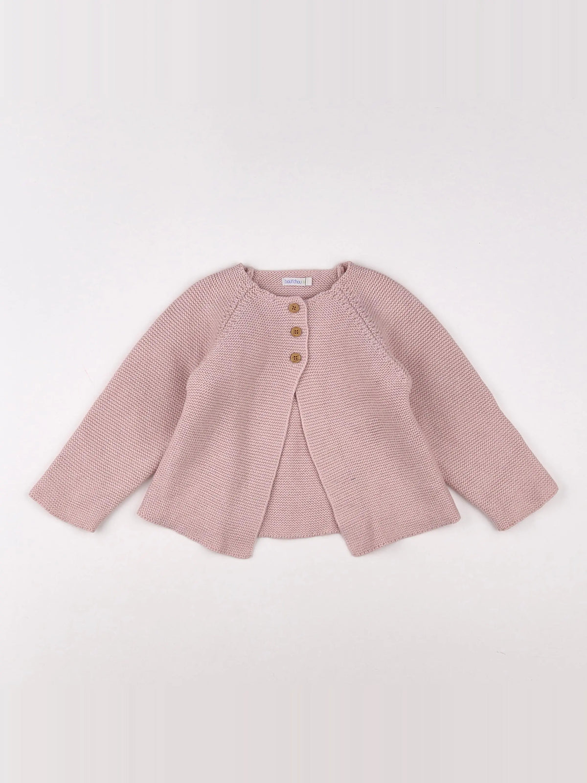 Boutchou - gilet rose - 12 mois