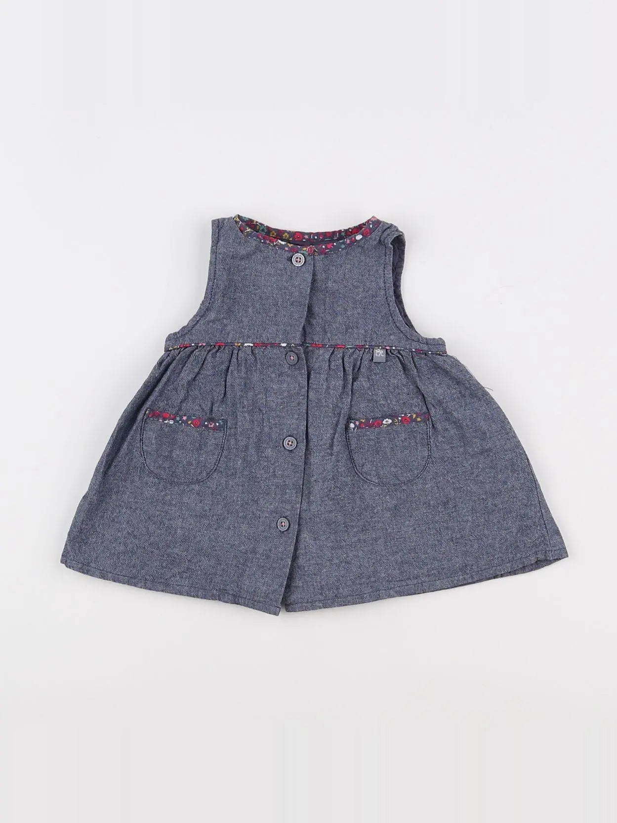 Cadet Rousselle - robe bleu - 1 mois