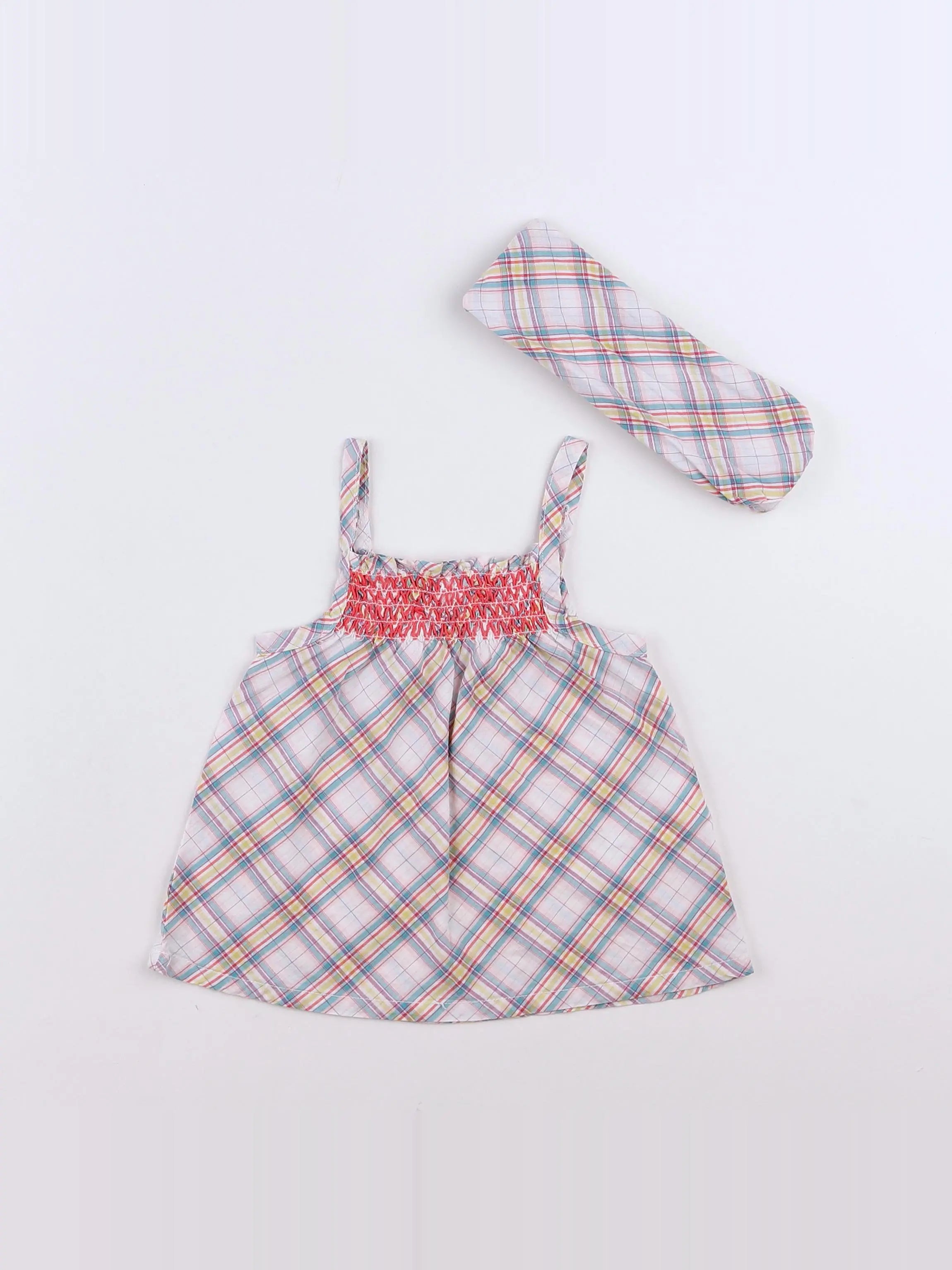Vertbaudet - blouse multicolore - 12 mois