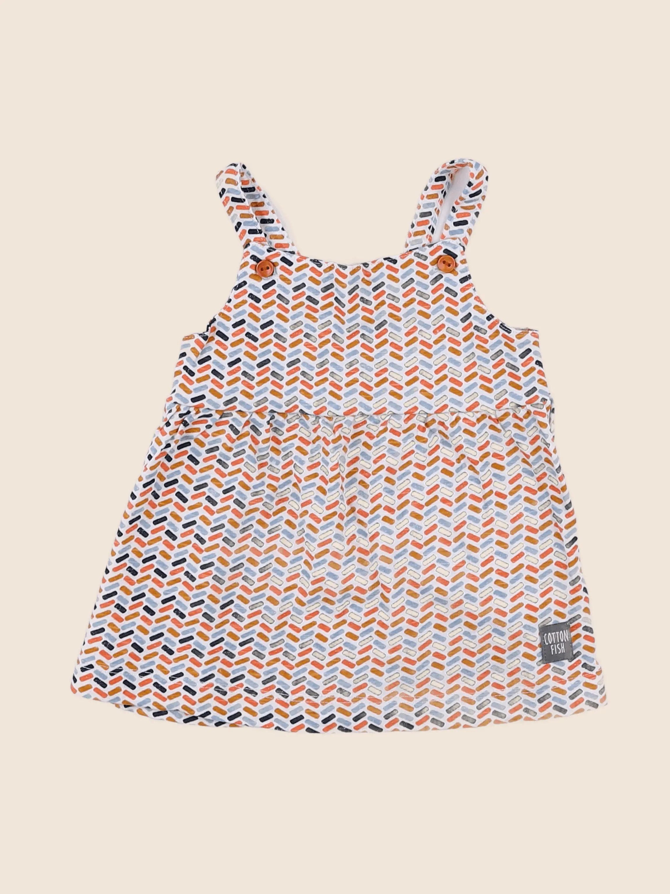 Cotton Fish - robe multicolore - 3 mois
