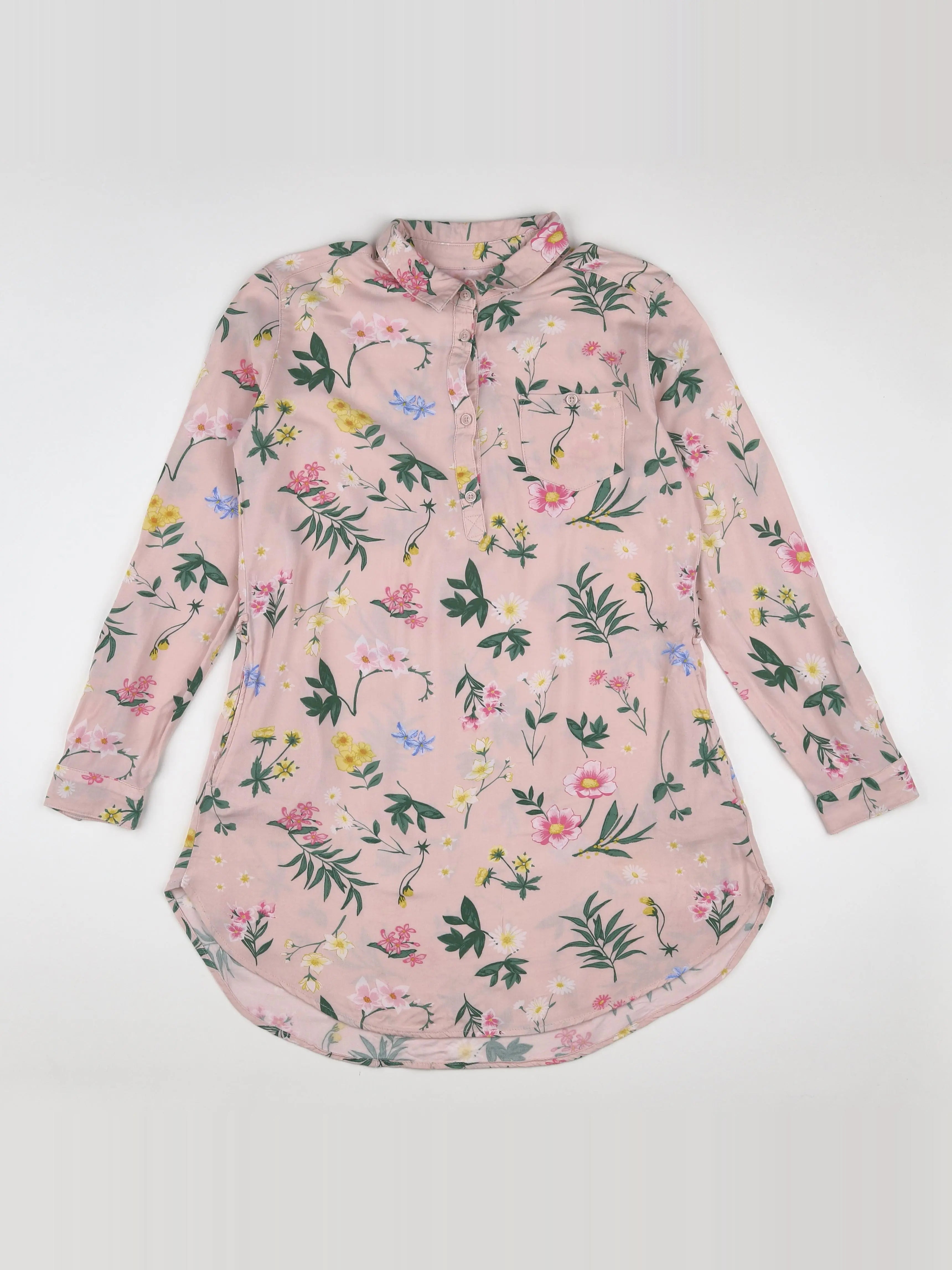 H&M - robe rose - 11/12 ans