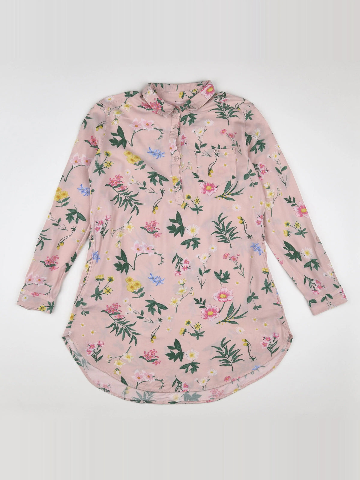 H&M - robe rose - 11/12 ans