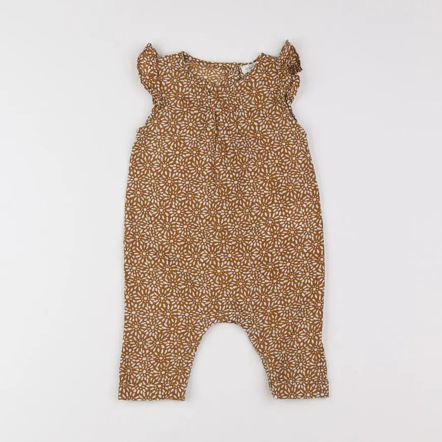 Vertbaudet - combinaison marron - 3 mois