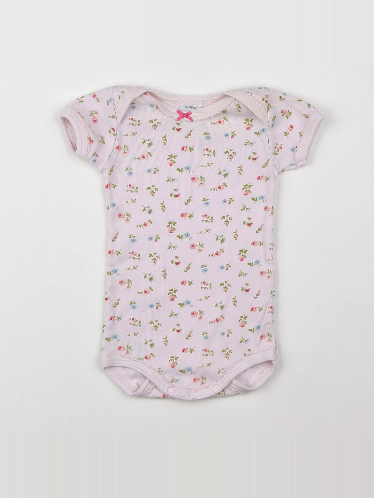 Petit Bateau - body multicolore - 3 mois