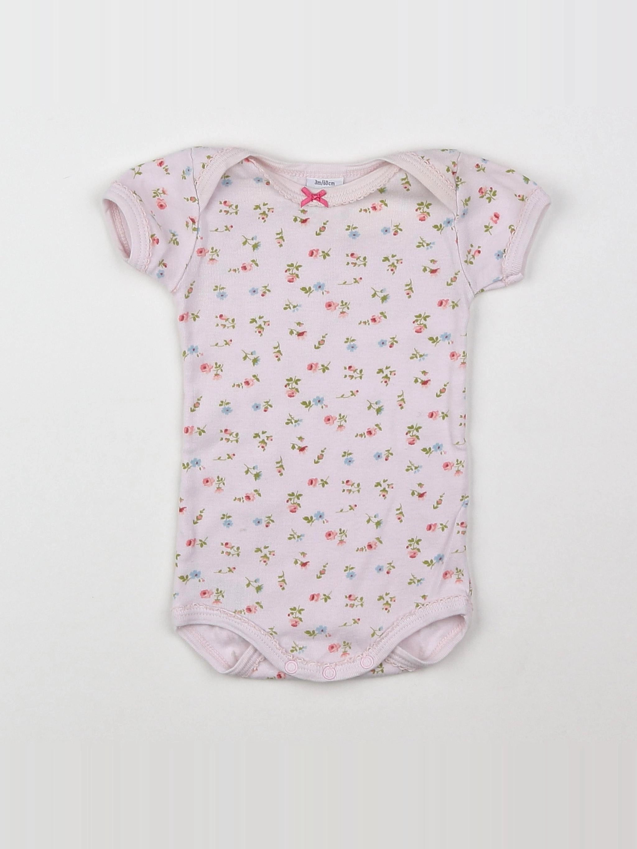 Petit Bateau - body multicolore - 3 mois
