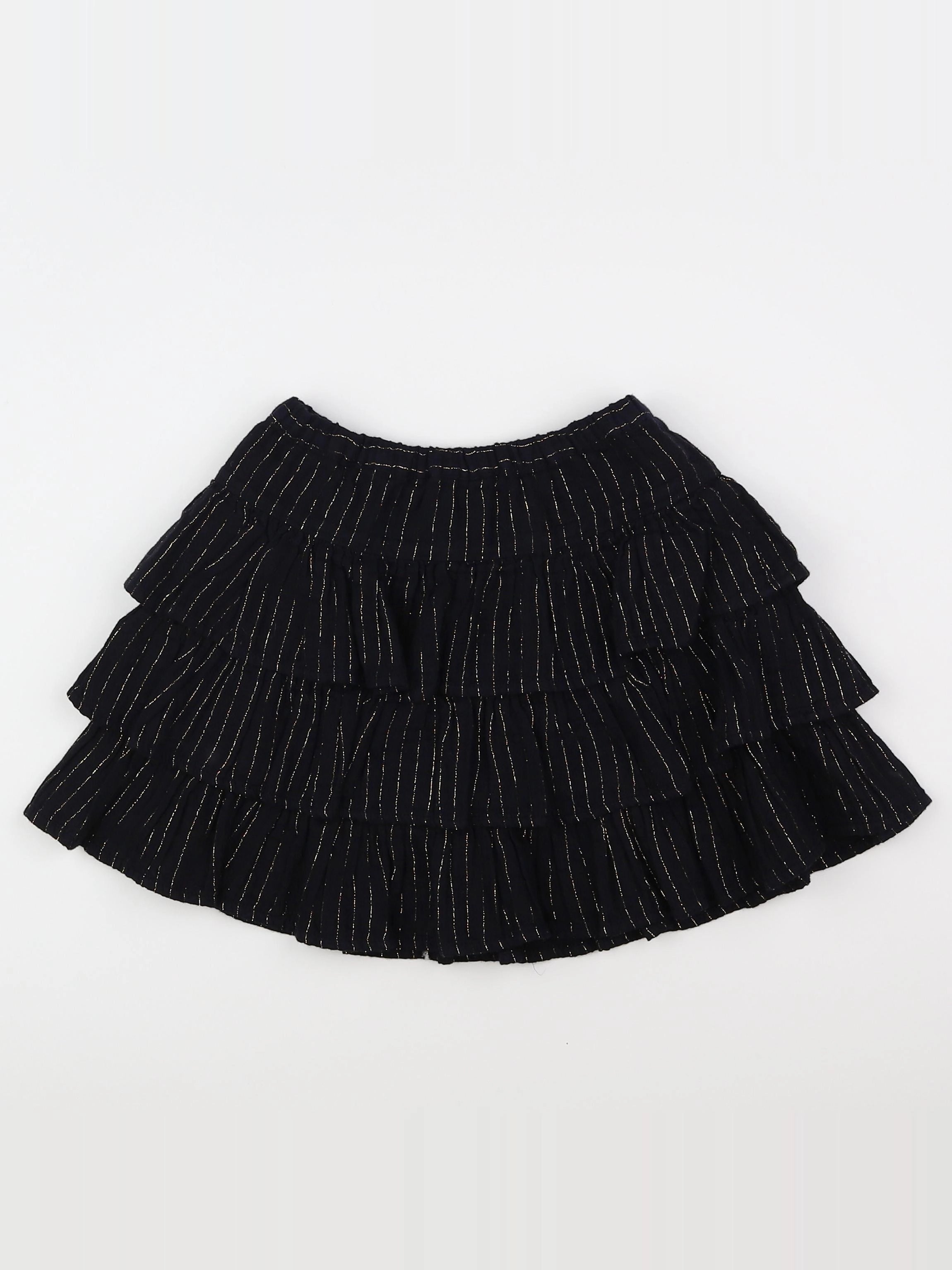 Bonton - jupe noir, or - 6 ans