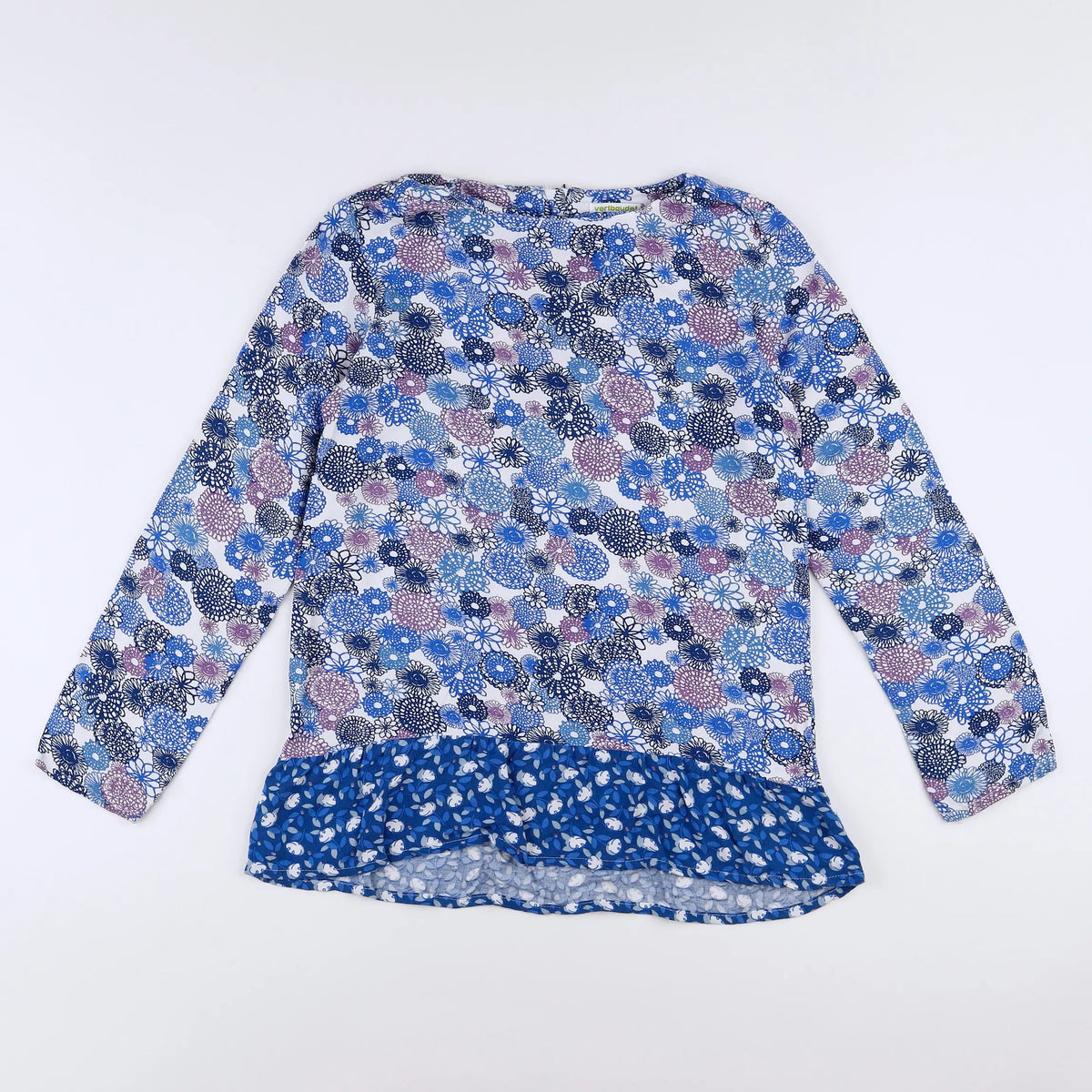 Vertbaudet - blouse bleu, violet - 12 ans