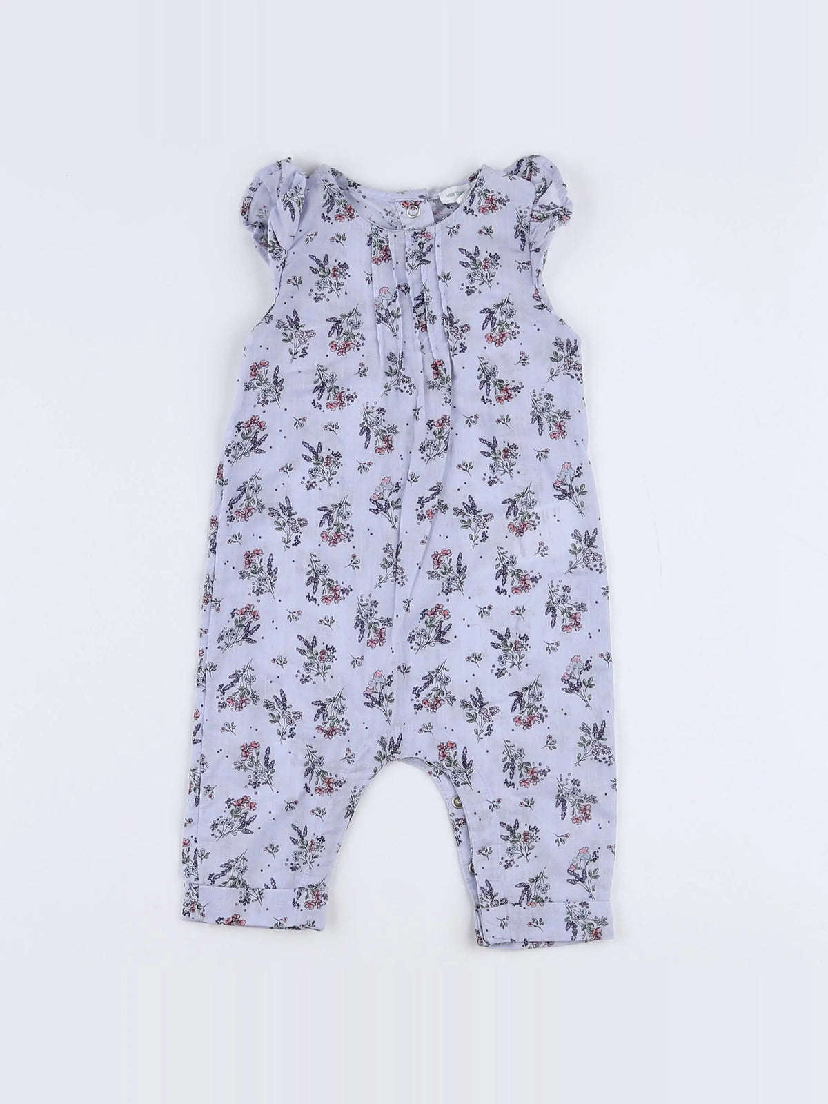 Vertbaudet - combinaison violet - 3 mois