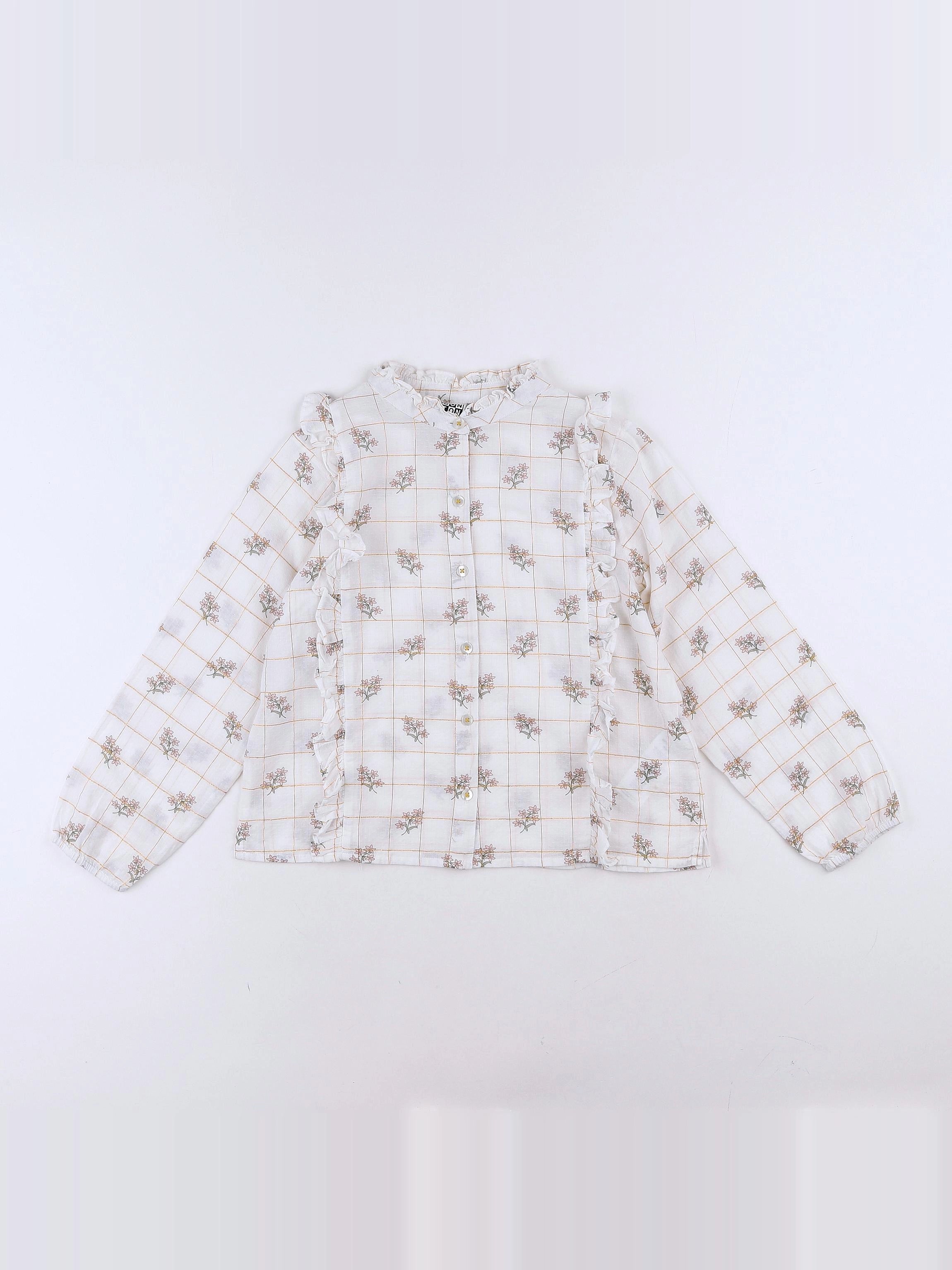 Bonton - blouse beige - 8 ans