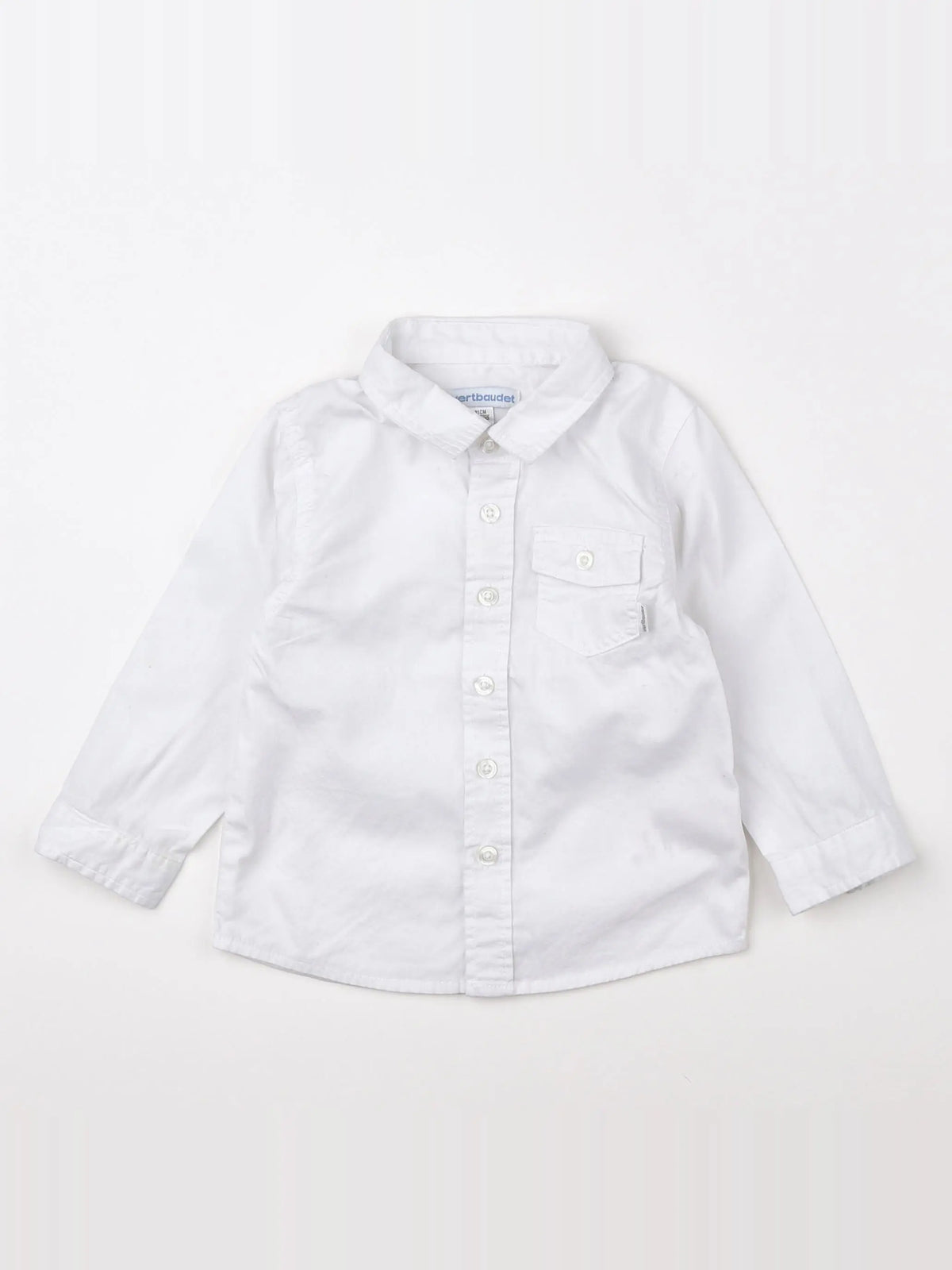 Vertbaudet - chemise blanc - 18 mois