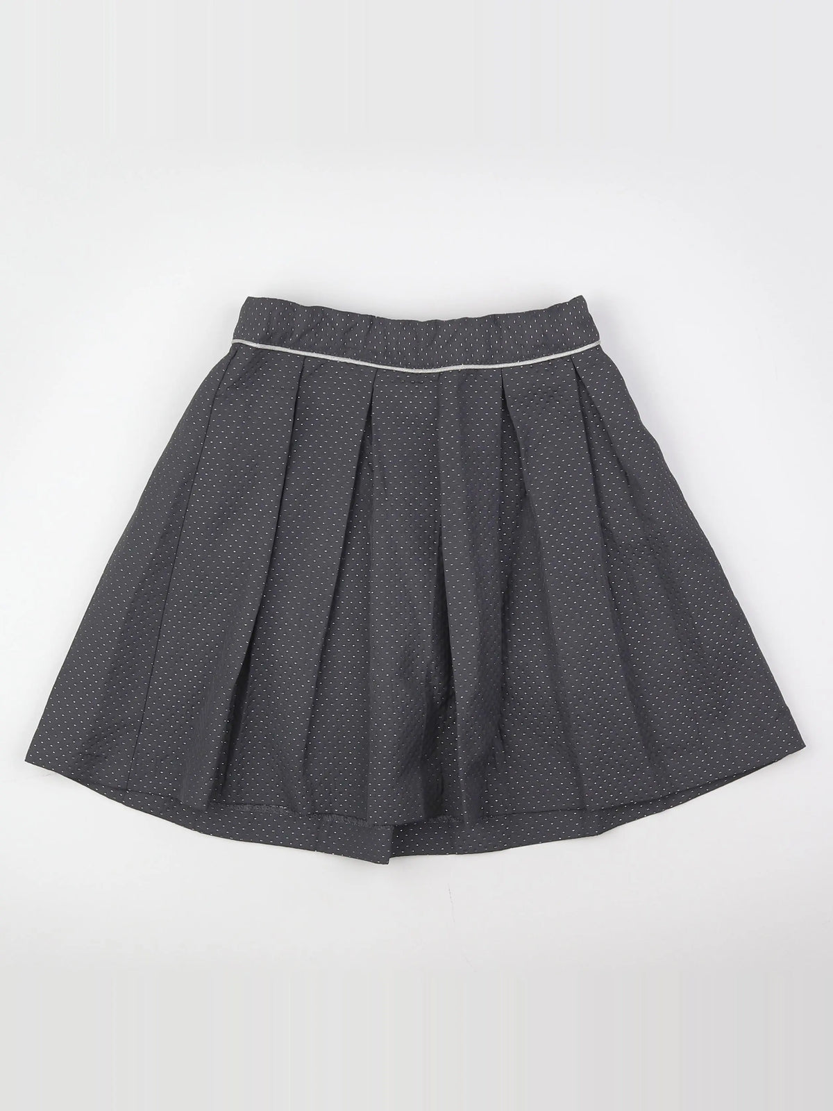 Okaidi - jupe gris, argent - 10 ans