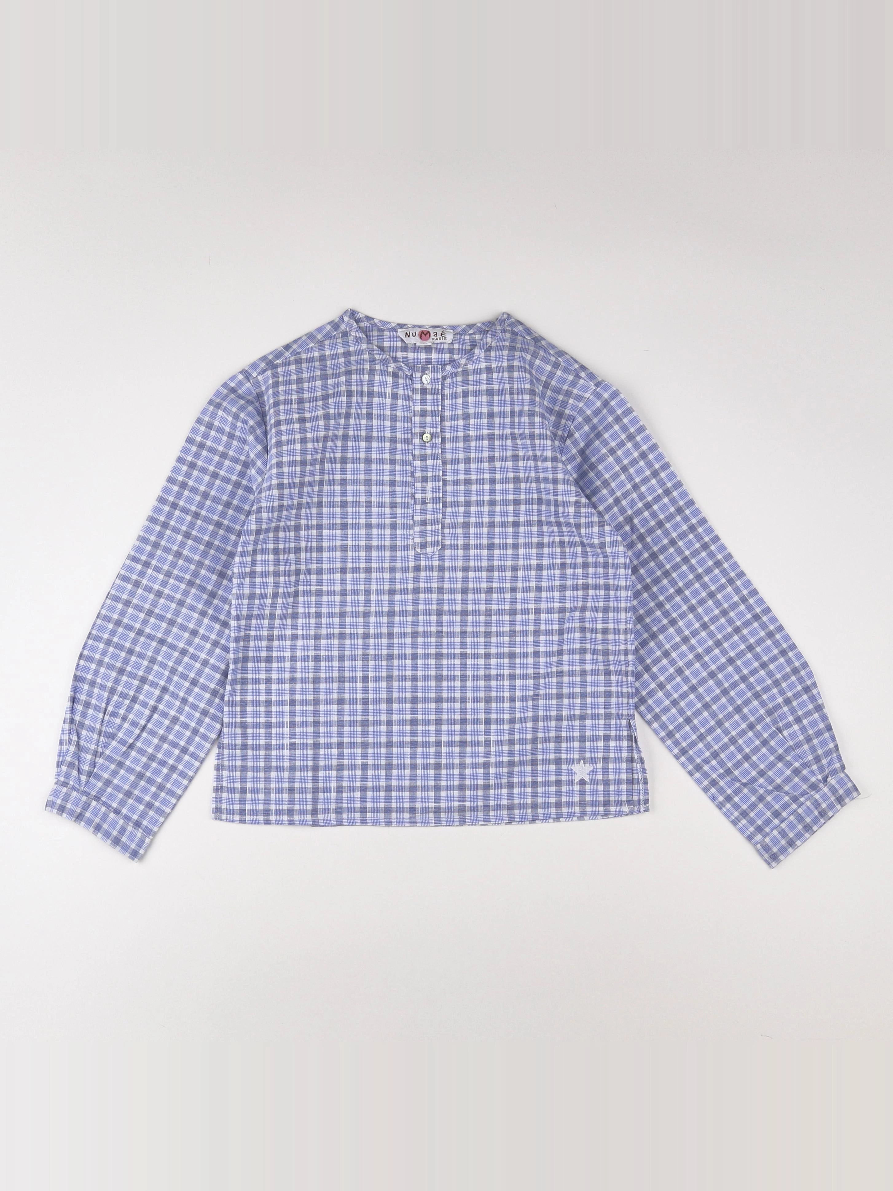 Numae - blouse blanc, bleu - 6 ans