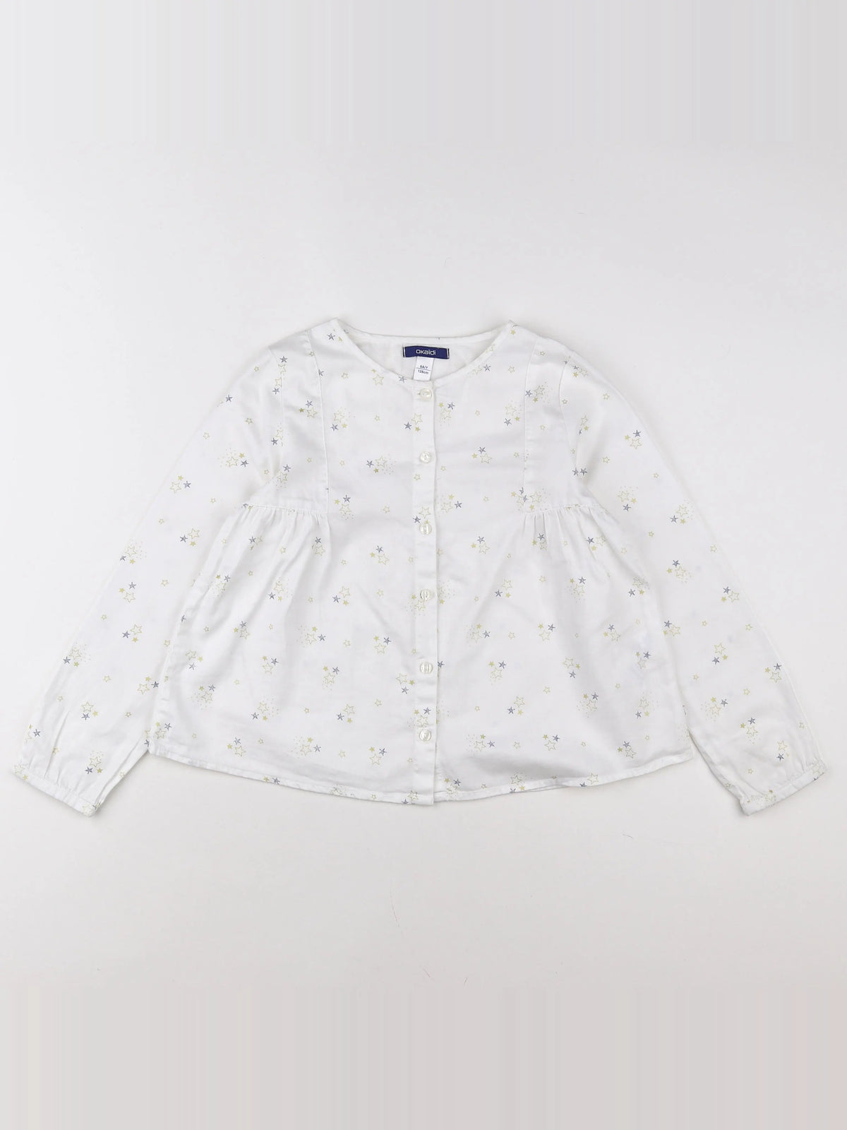 Okaidi - chemise blanc, multicolore - 8 ans