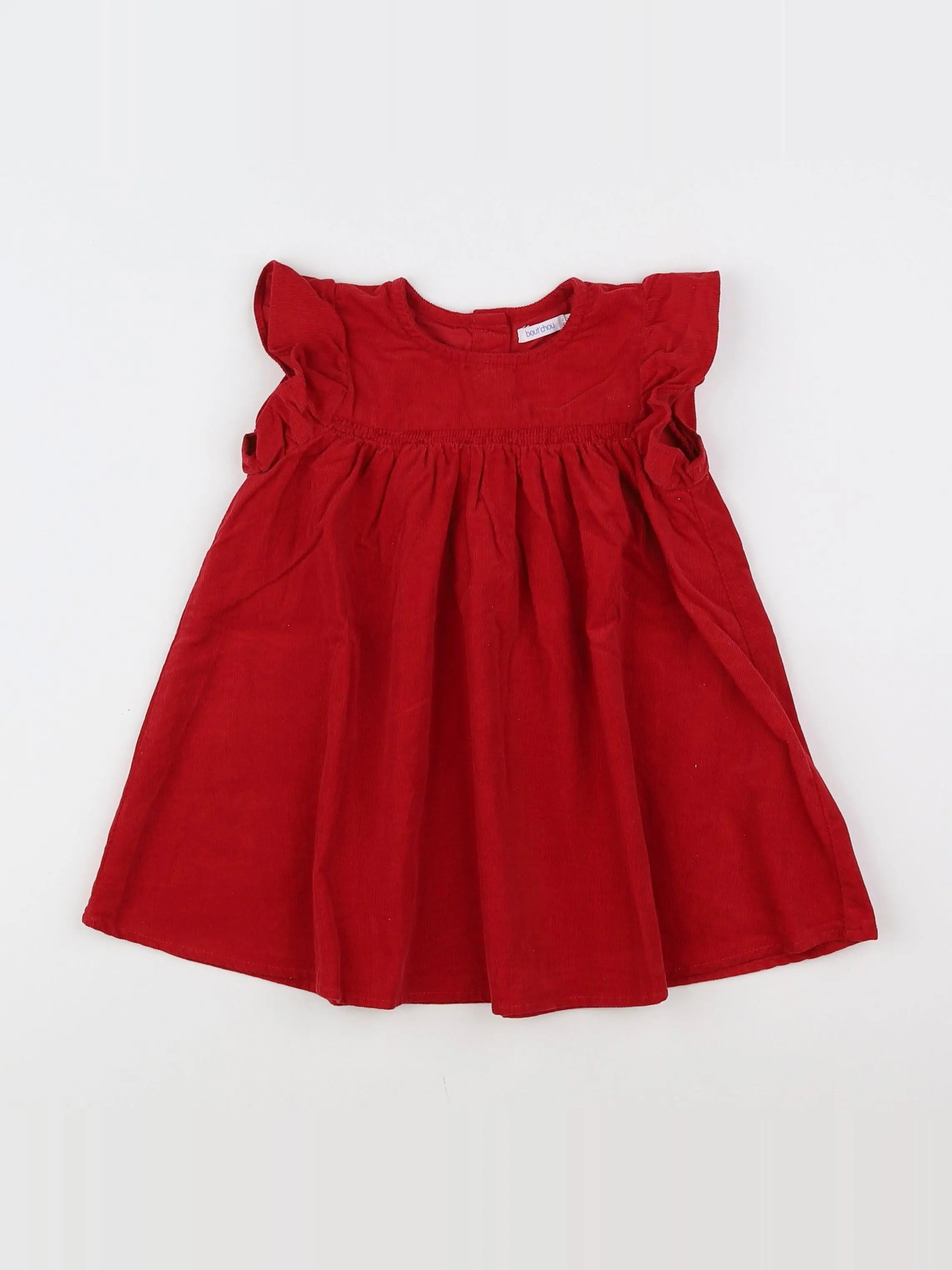 Boutchou - robe rouge - 12 mois