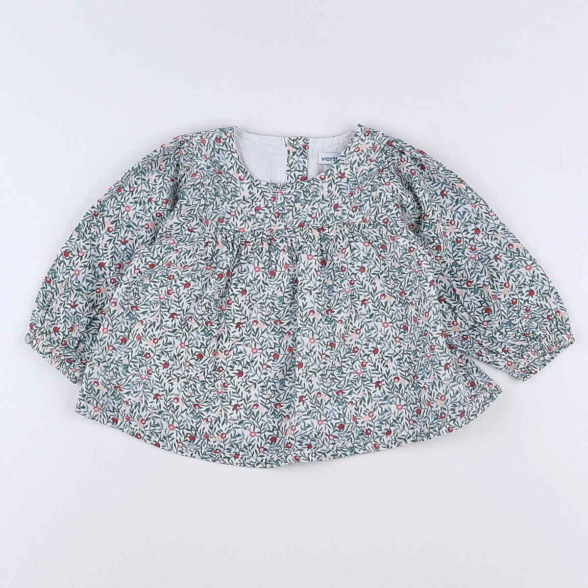 Vertbaudet - blouse multicolore - 9 mois