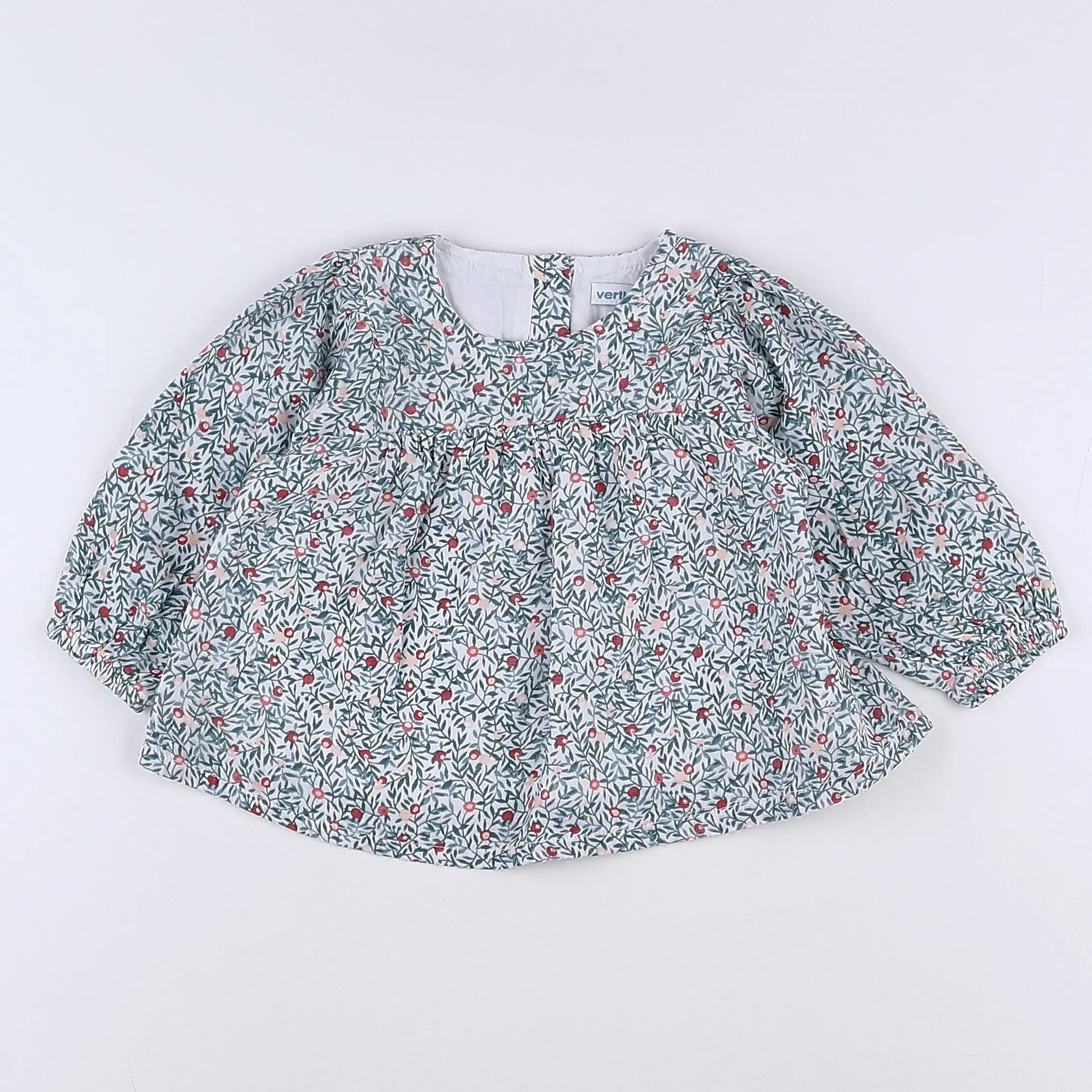 Vertbaudet - blouse multicolore - 9 mois
